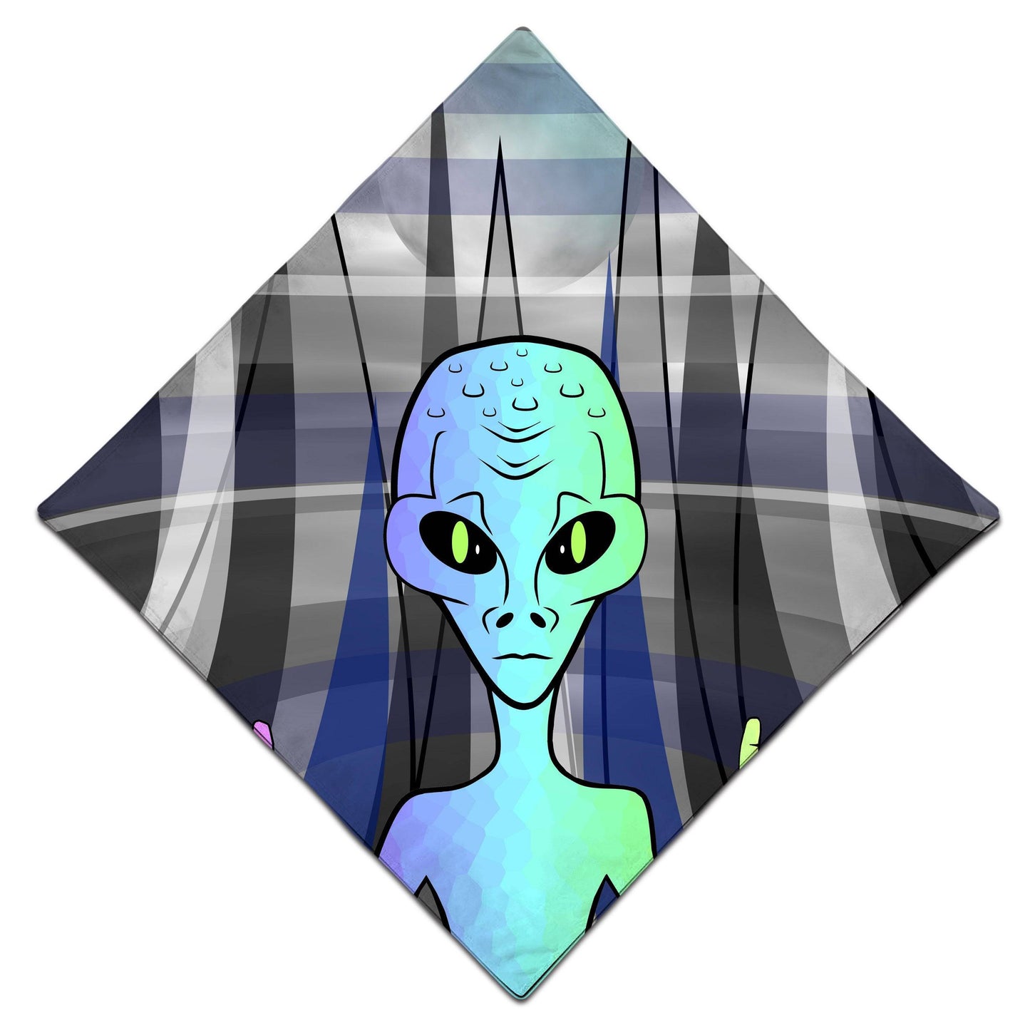 Alien Arrival Bandana, Sartoris Art, | iEDM