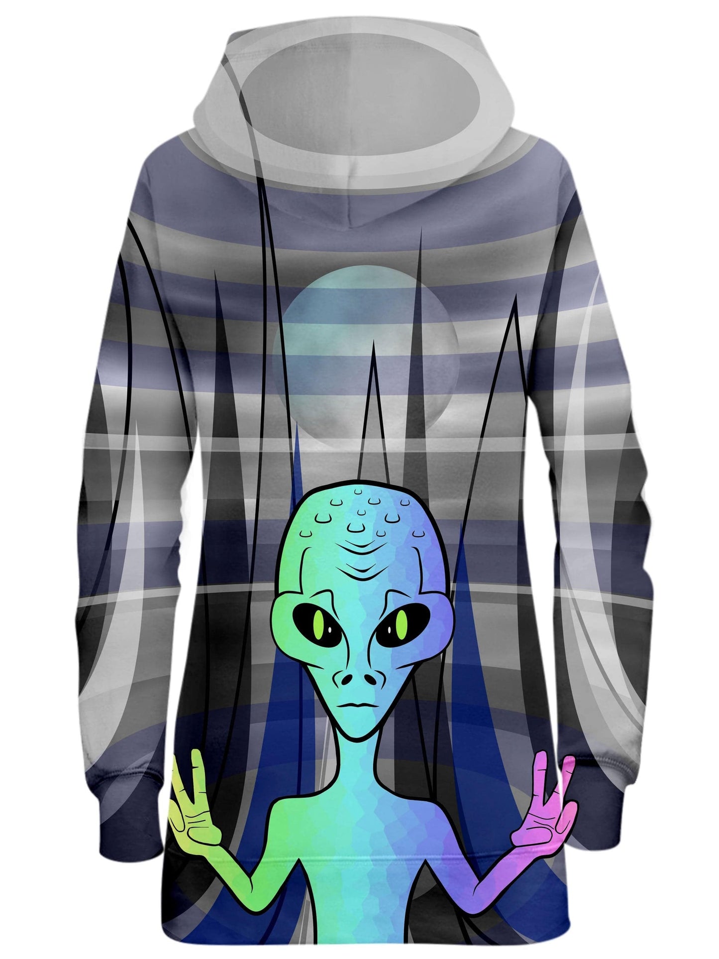 Alien Arrival Hoodie Dress, Sartoris Art, | iEDM