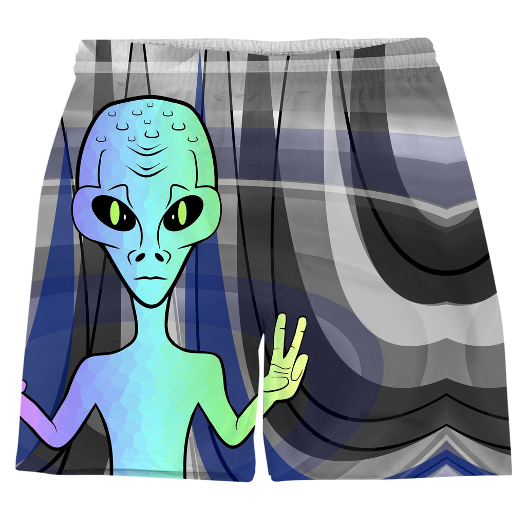 Alien Arrival T-Shirt and Shorts Combo, Sartoris Art, | iEDM