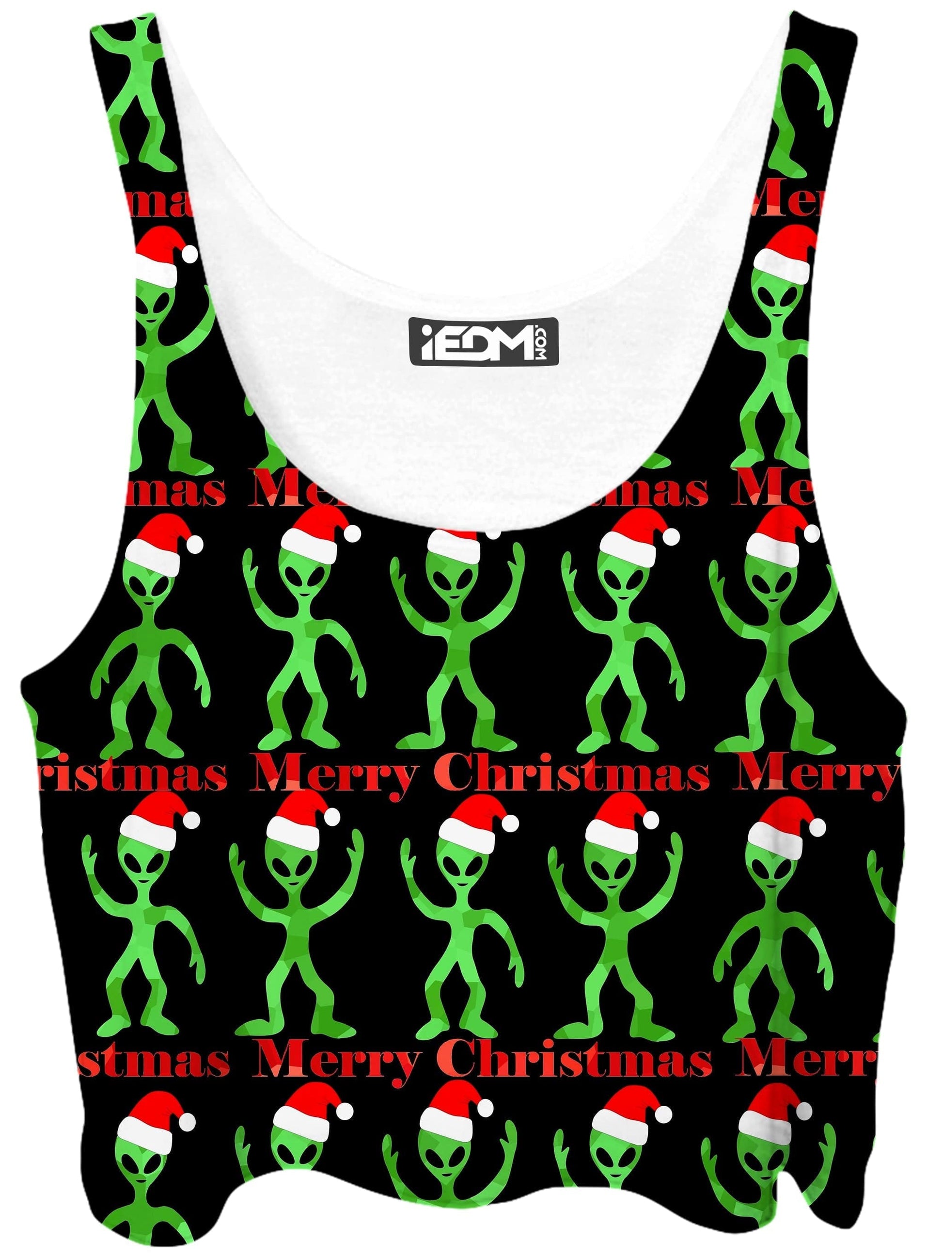 Alien Christmas Crop Top, Sartoris Art, | iEDM