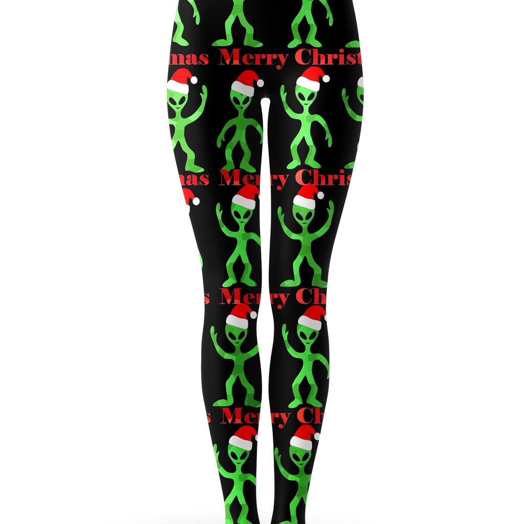 Alien Christmas Crop Top and Leggings Combo, Sartoris Art, | iEDM