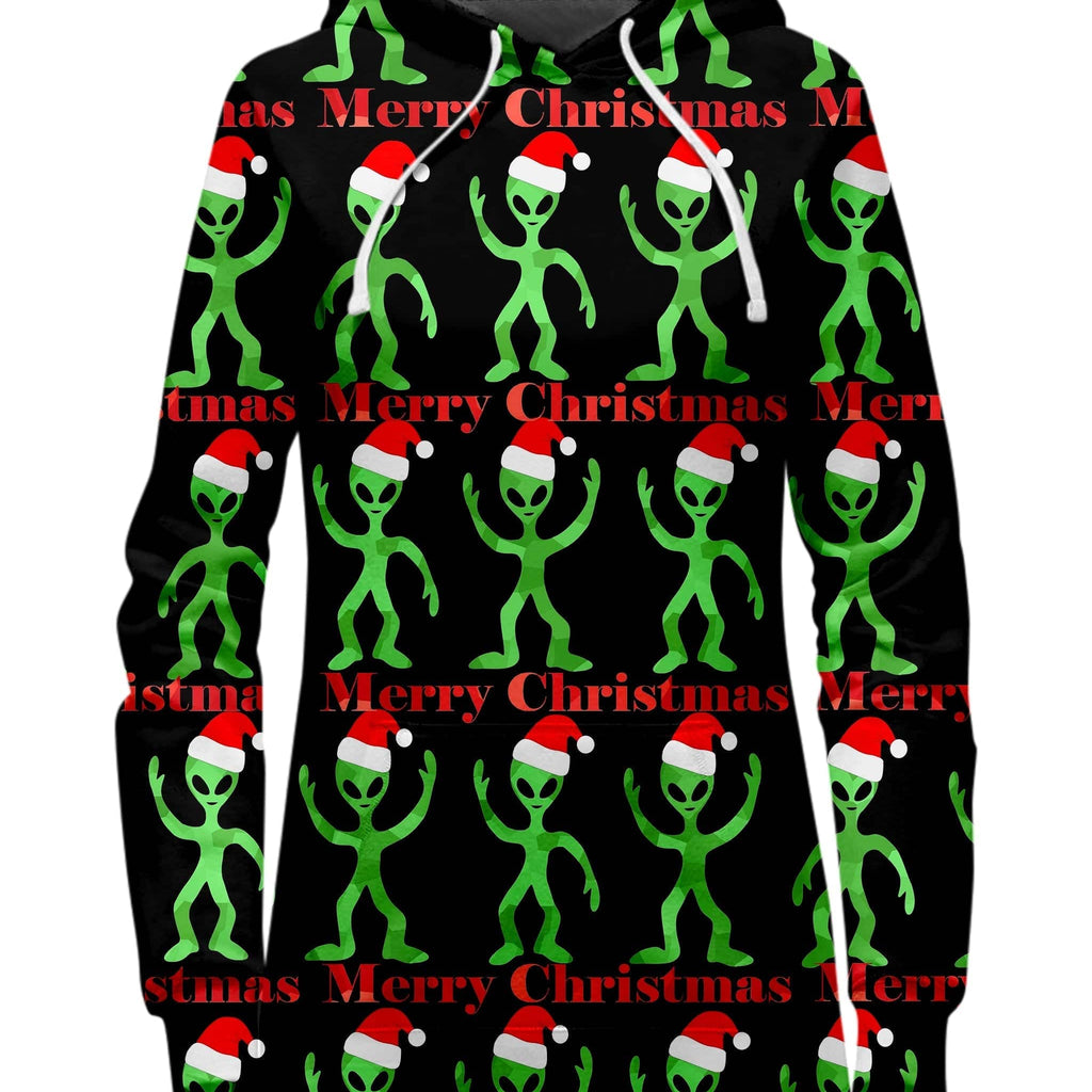 Alien Christmas Hoodie Dress and Leggings Combo, Sartoris Art, | iEDM