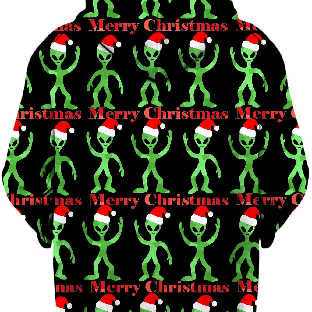 Alien Christmas Unisex Hoodie, Sartoris Art, | iEDM