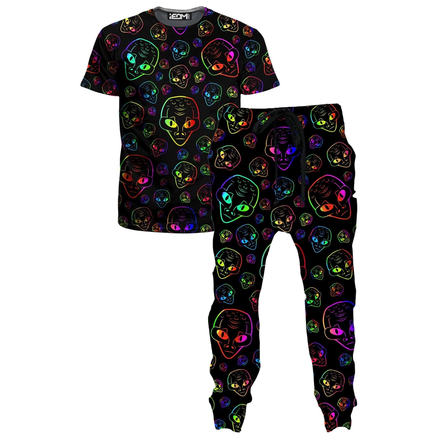 Alien Invasion T-Shirt and Joggers Combo, Sartoris Art, | iEDM