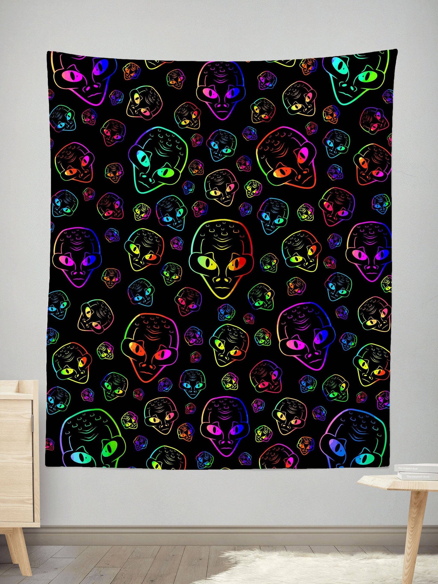 Alien Invasion Tapestry, Sartoris Art, | iEDM