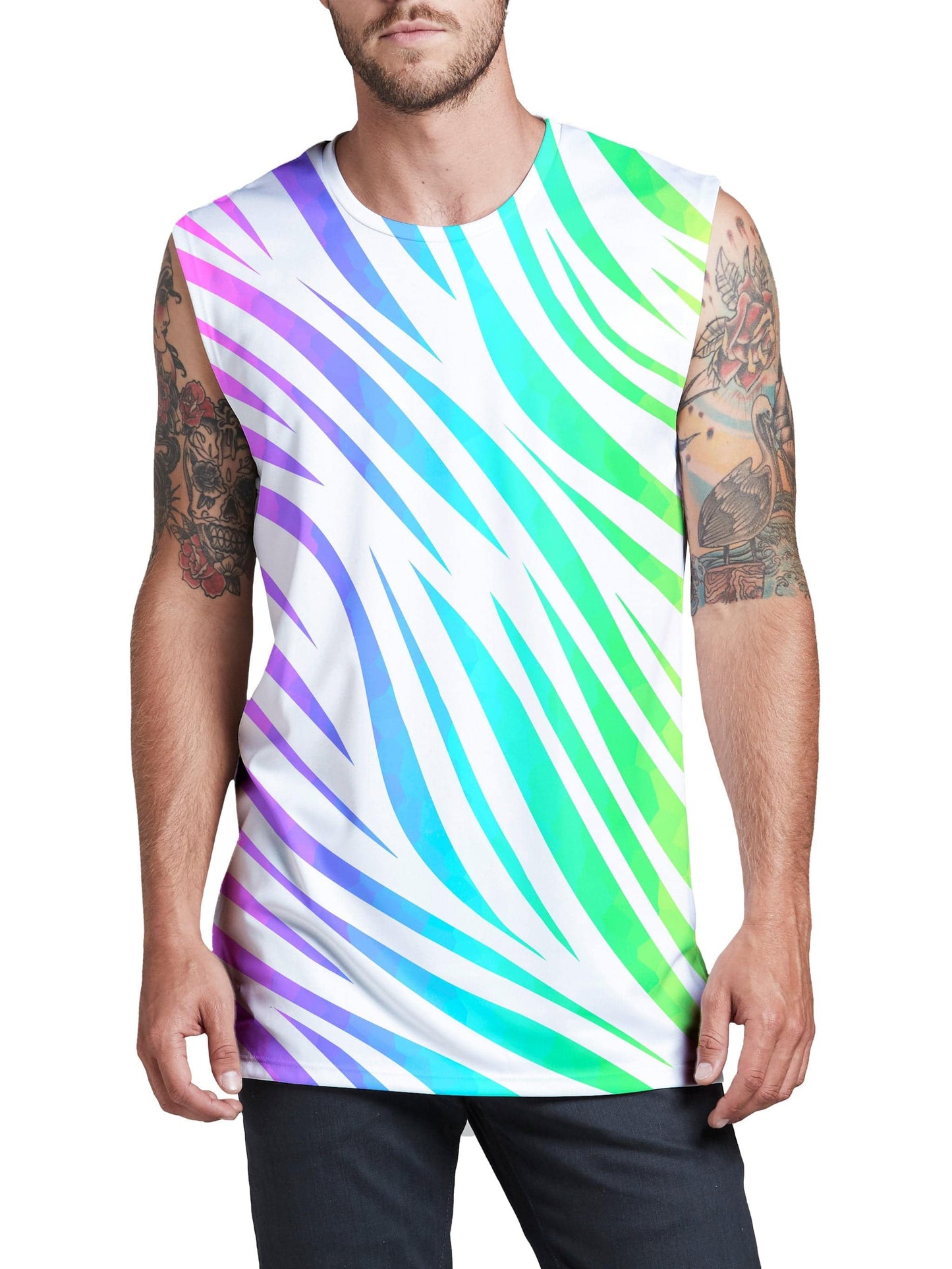 Animal Print Men's Muscle Tank, Sartoris Art, | iEDM