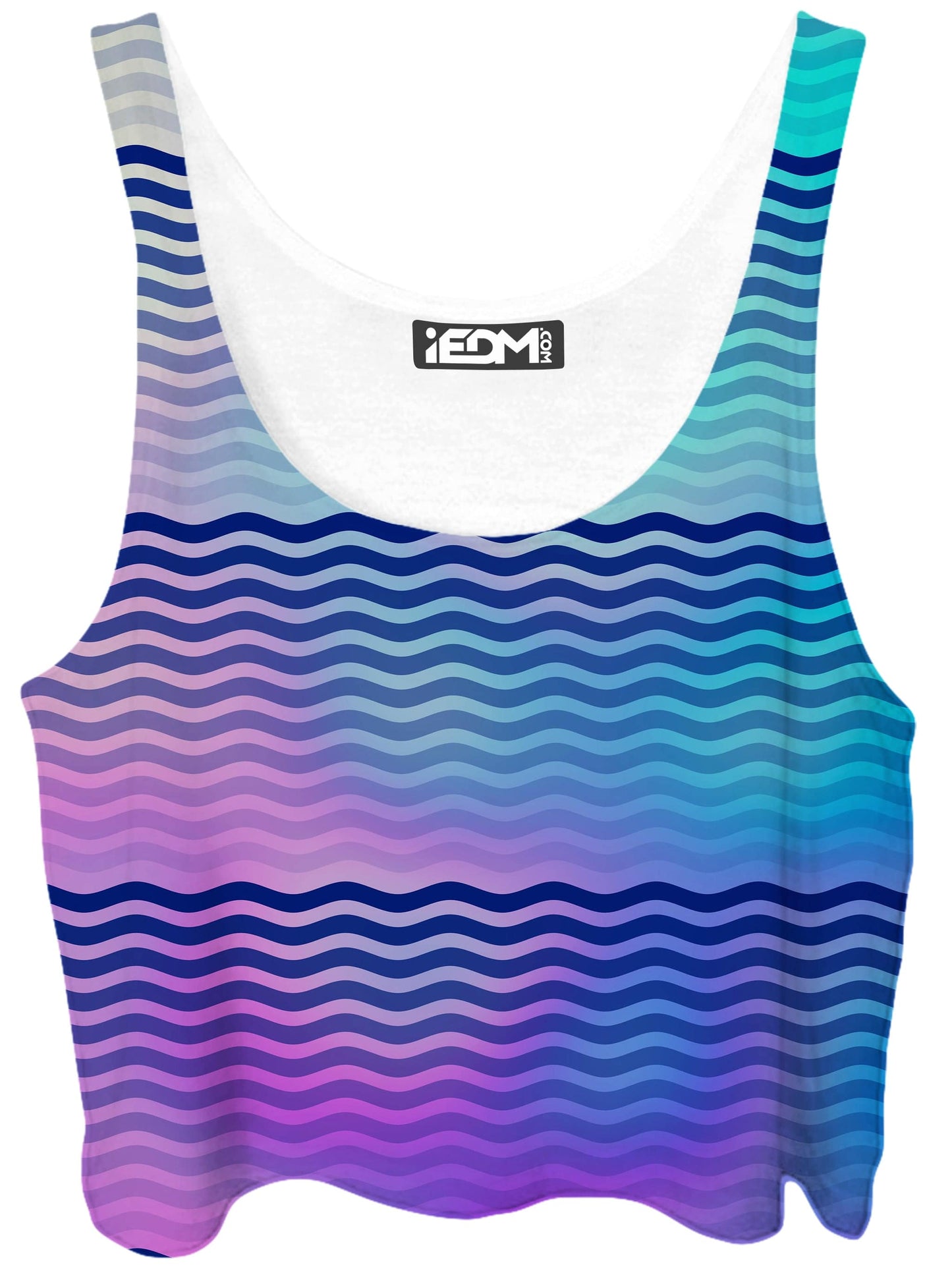 Beach Waves Crop Top, Sartoris Art, | iEDM