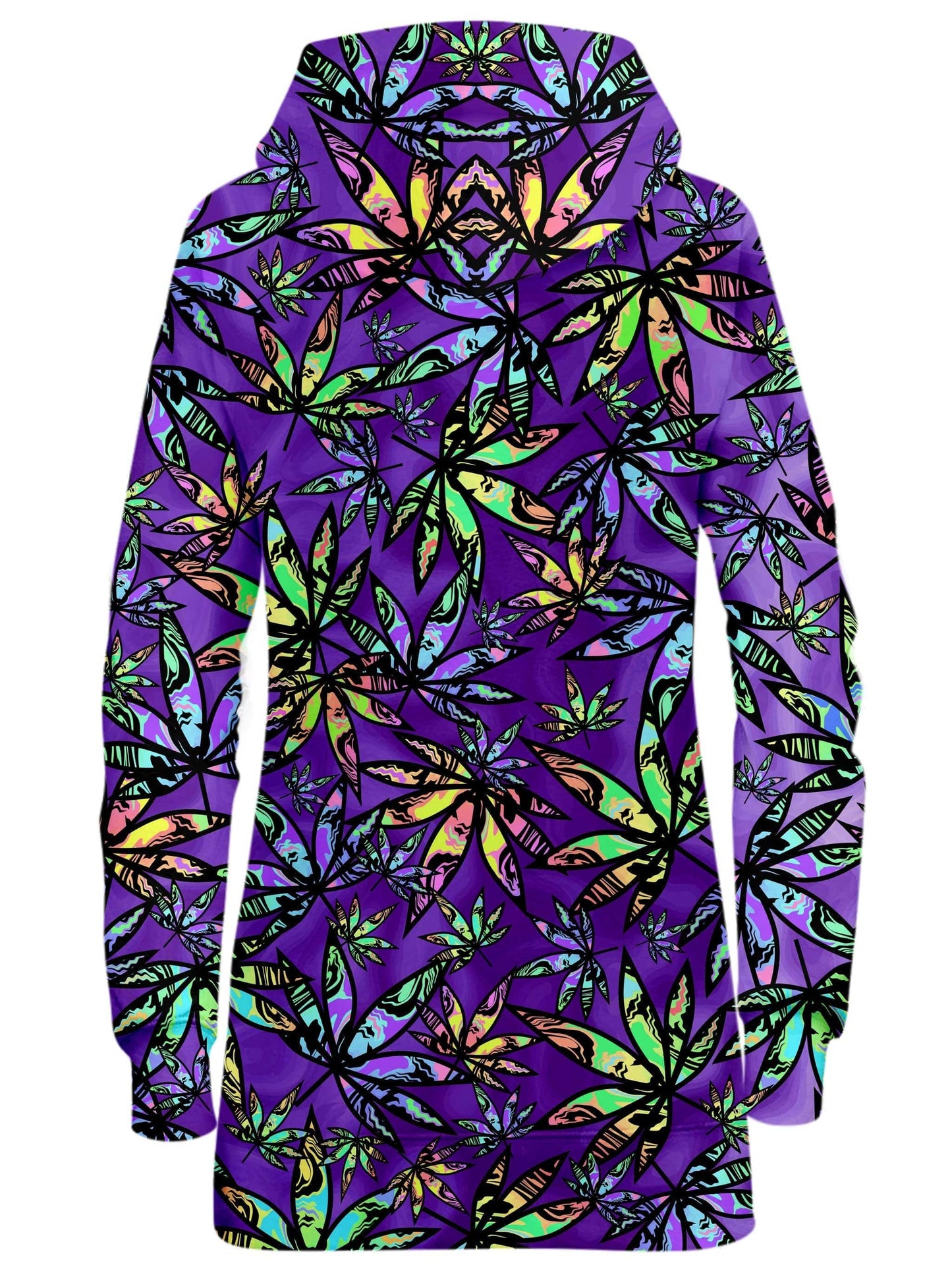 Cannabis Cascade Hoodie Dress, Sartoris Art, | iEDM