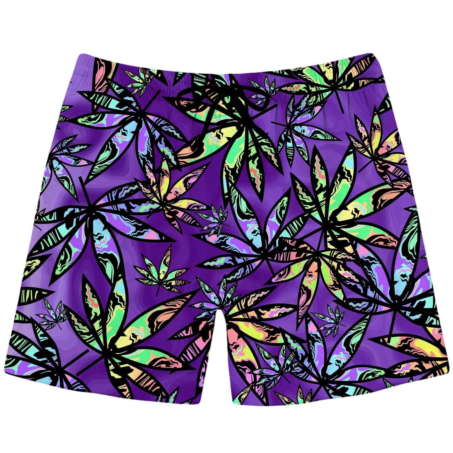 Cannabis Cascade Swim Trunks, Sartoris Art, | iEDM