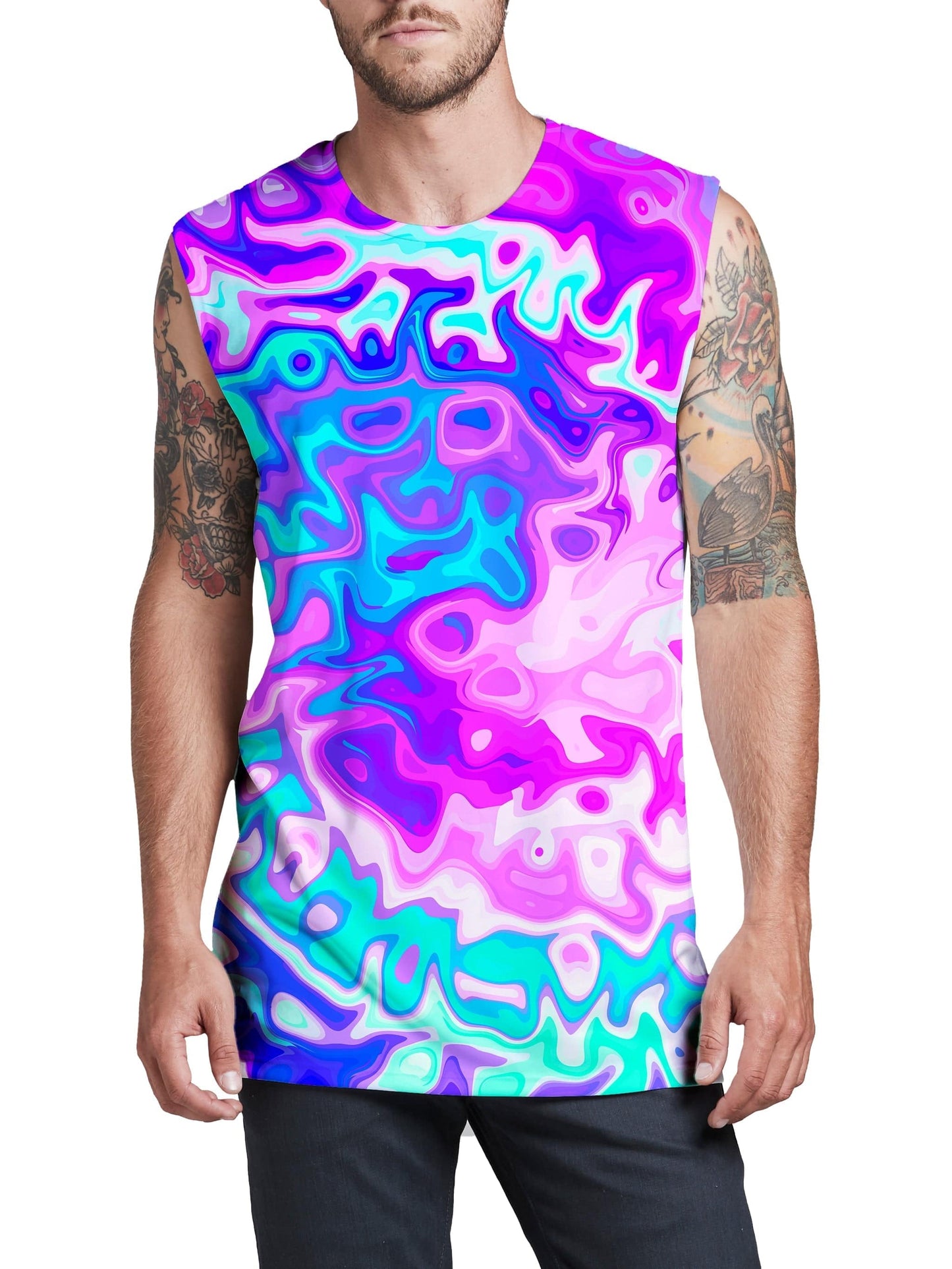 Catch The Wave Men's Muscle Tank, Sartoris Art, | iEDM