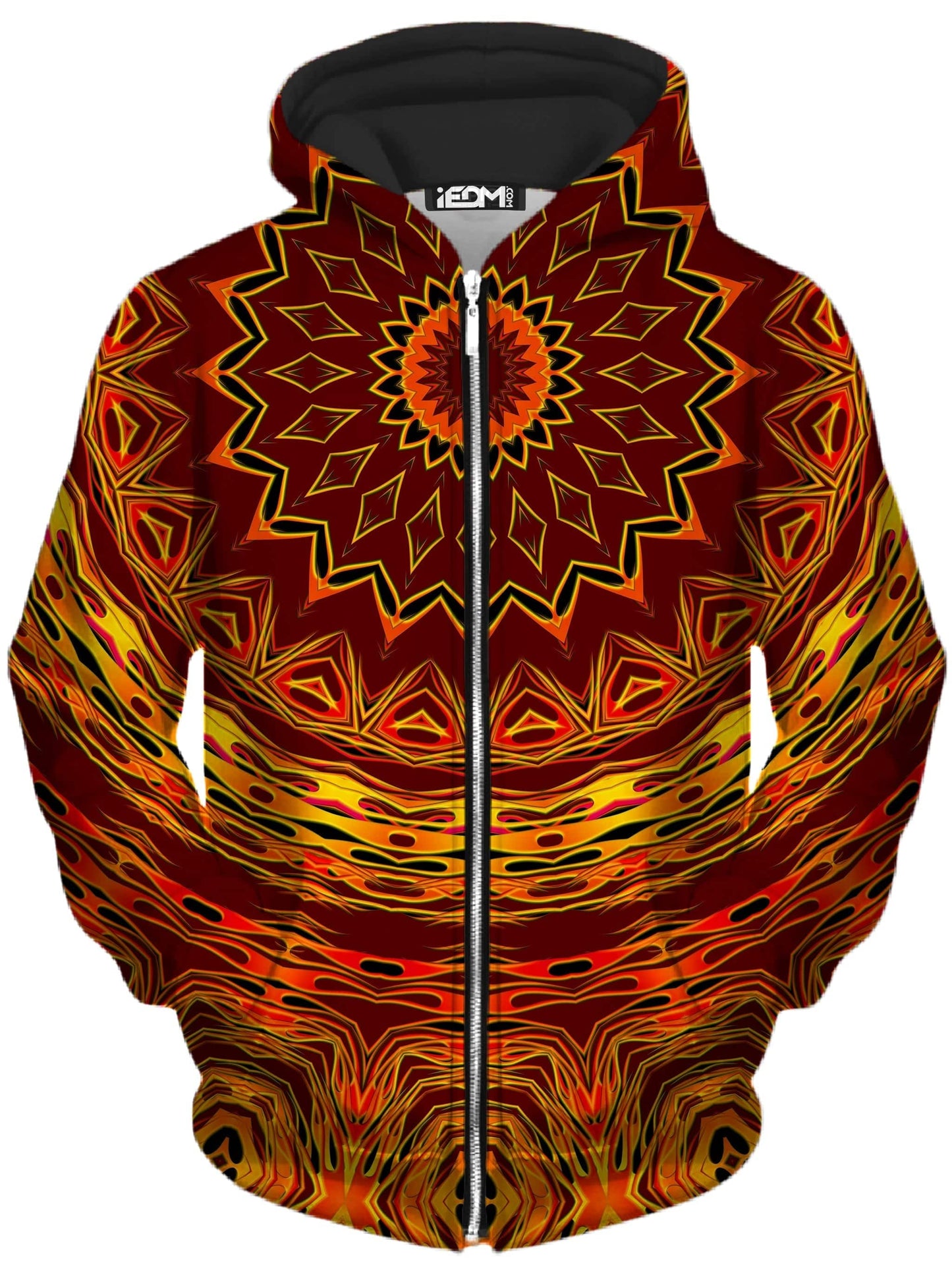 Chain Reaction Unisex Zip-Up Hoodie, Sartoris Art, | iEDM