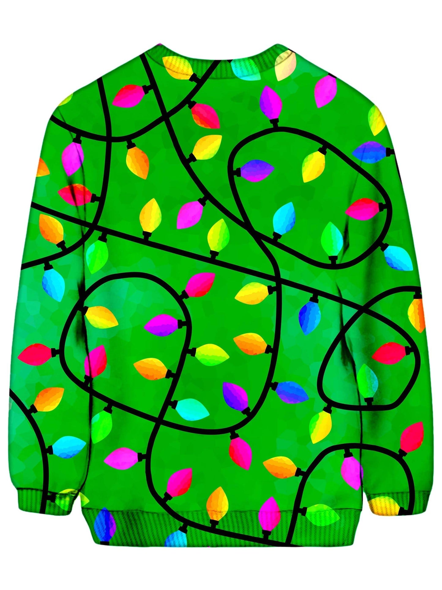 Christmas Lights Green Sweatshirt, Sartoris Art, | iEDM