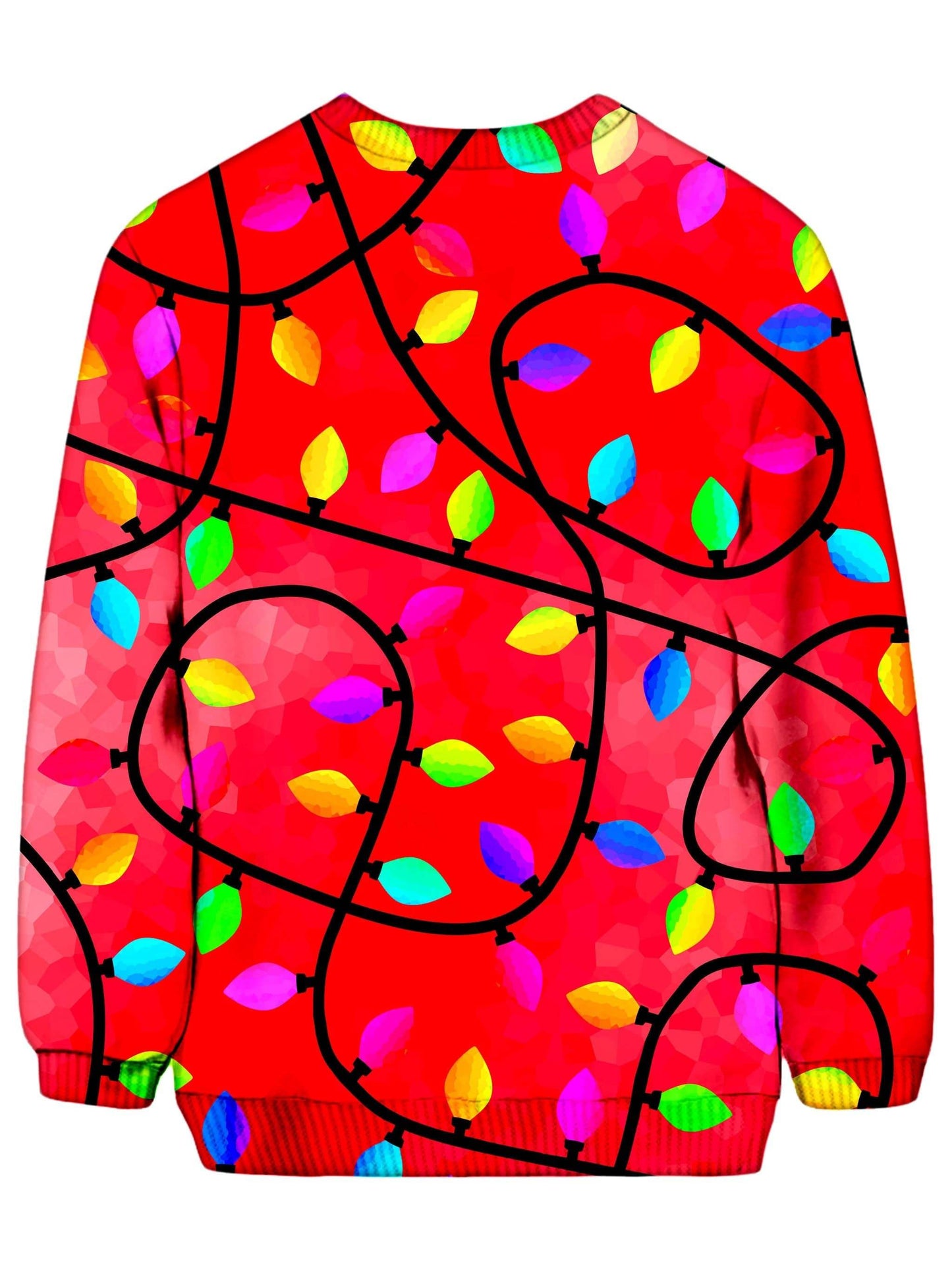 Christmas Lights Red Sweatshirt, Sartoris Art, | iEDM