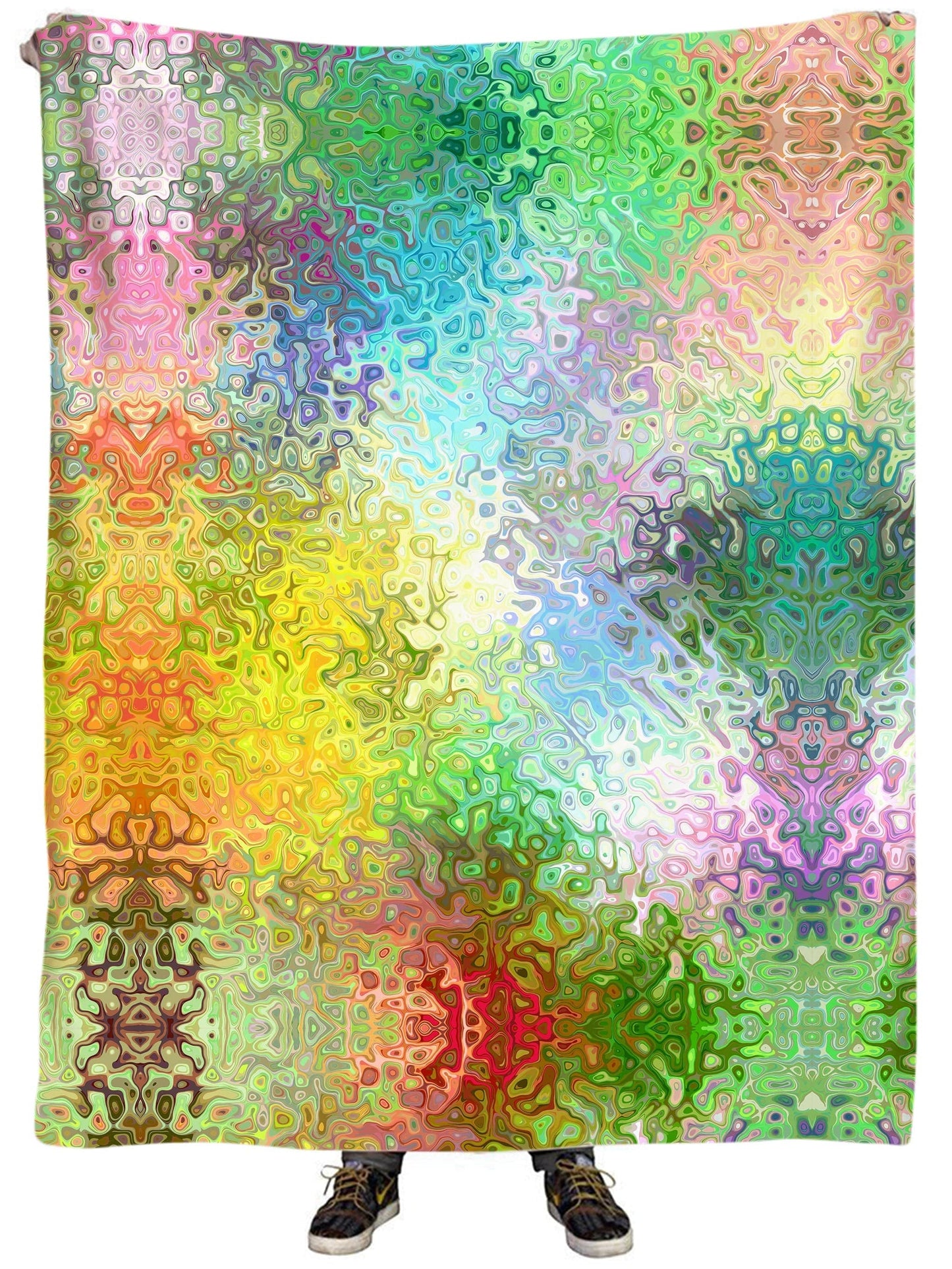 Color Jumble Plush Blanket, Sartoris Art, | iEDM