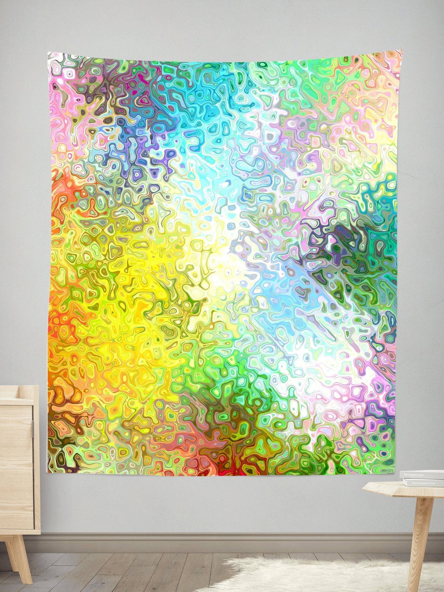 Color Jumble Tapestry, Sartoris Art, | iEDM