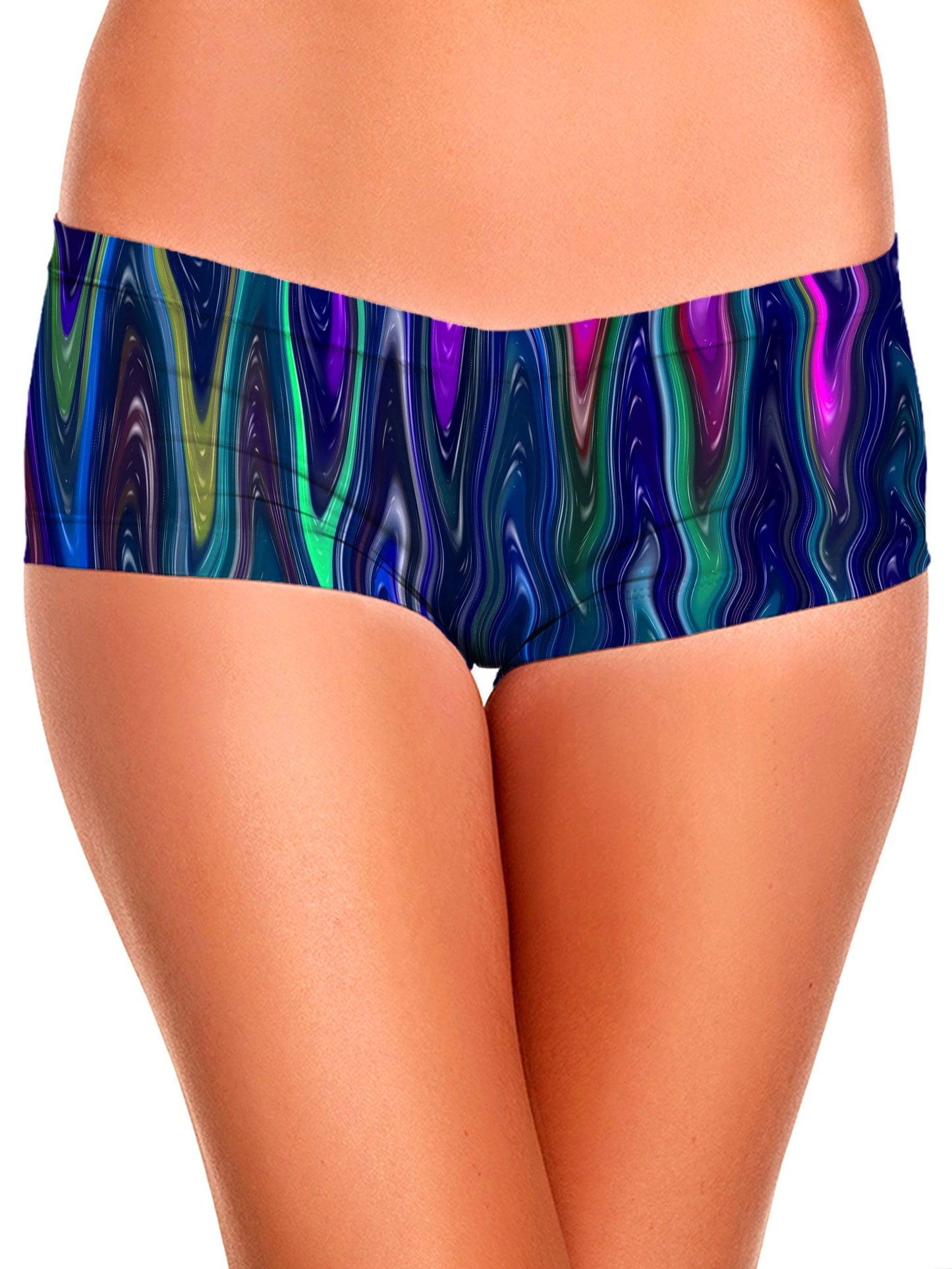 Cosmic Vibrations Crop Top and Booty Shorts Combo, Sartoris Art, | iEDM