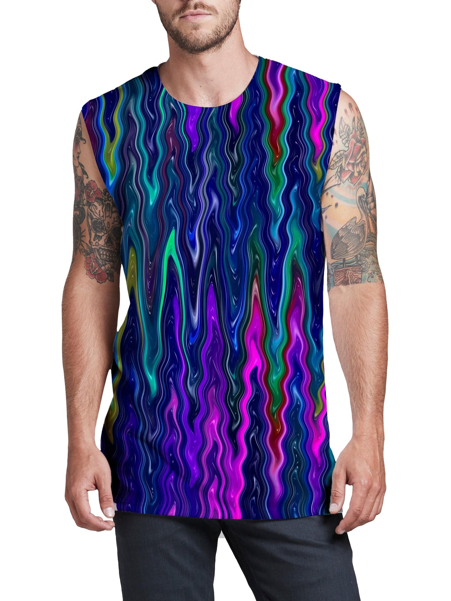Cosmic Vibrations Men's Muscle Tank, Sartoris Art, | iEDM