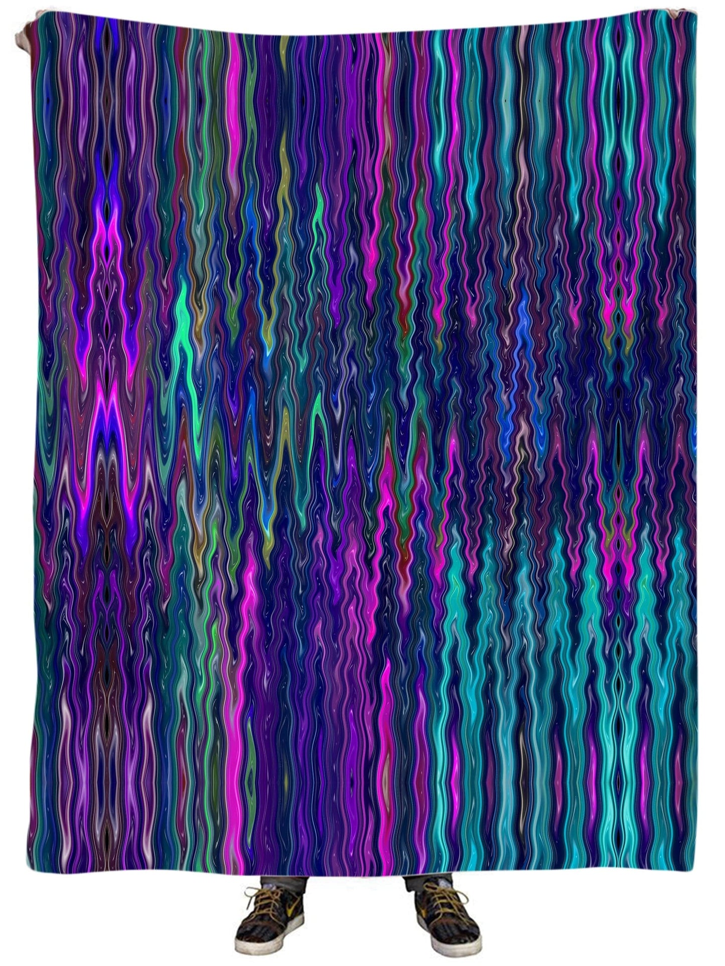 Cosmic Vibrations Plush Blanket, Sartoris Art, | iEDM