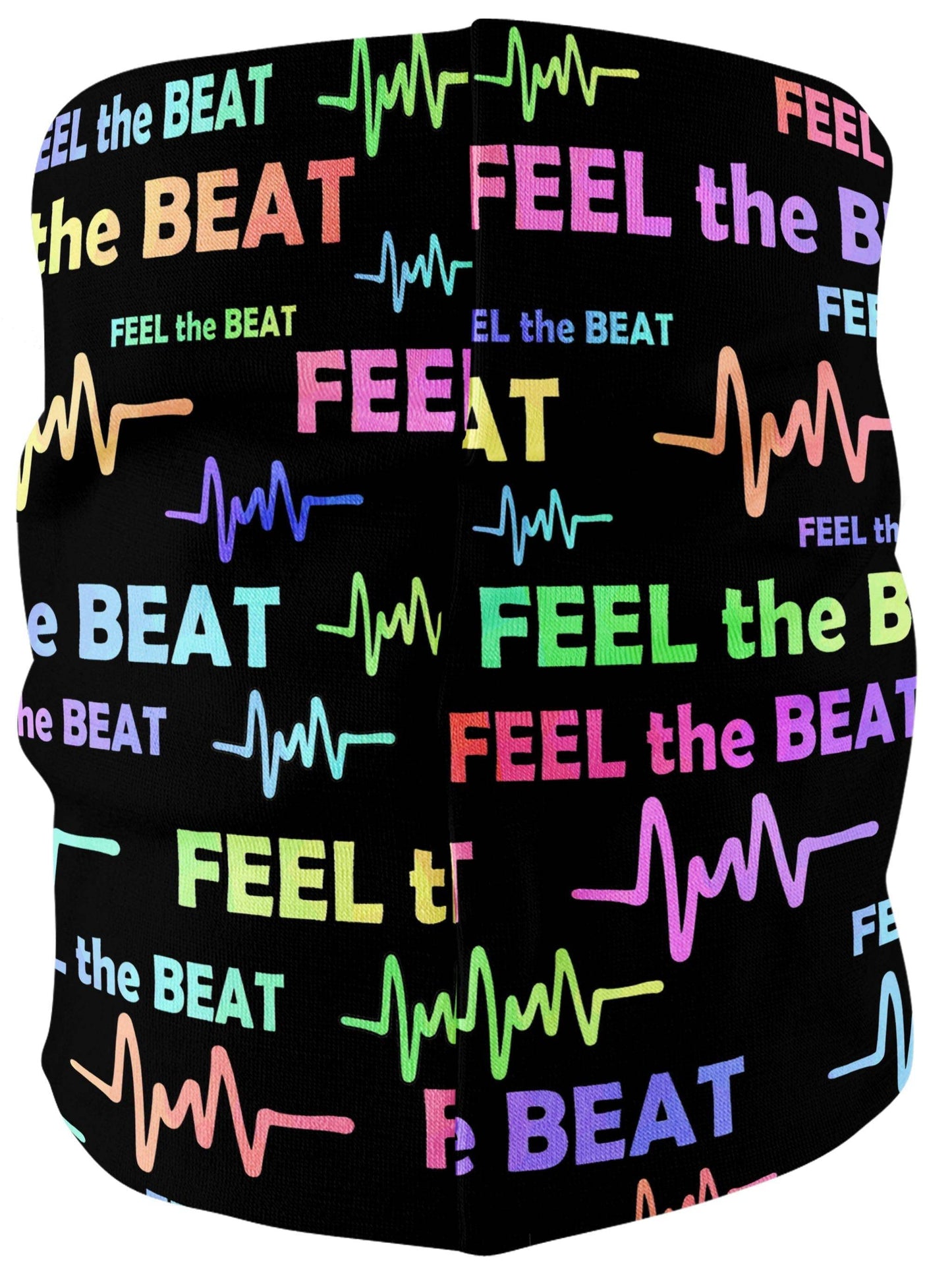 Feel the Beat Bandana Mask, Sartoris Art, | iEDM