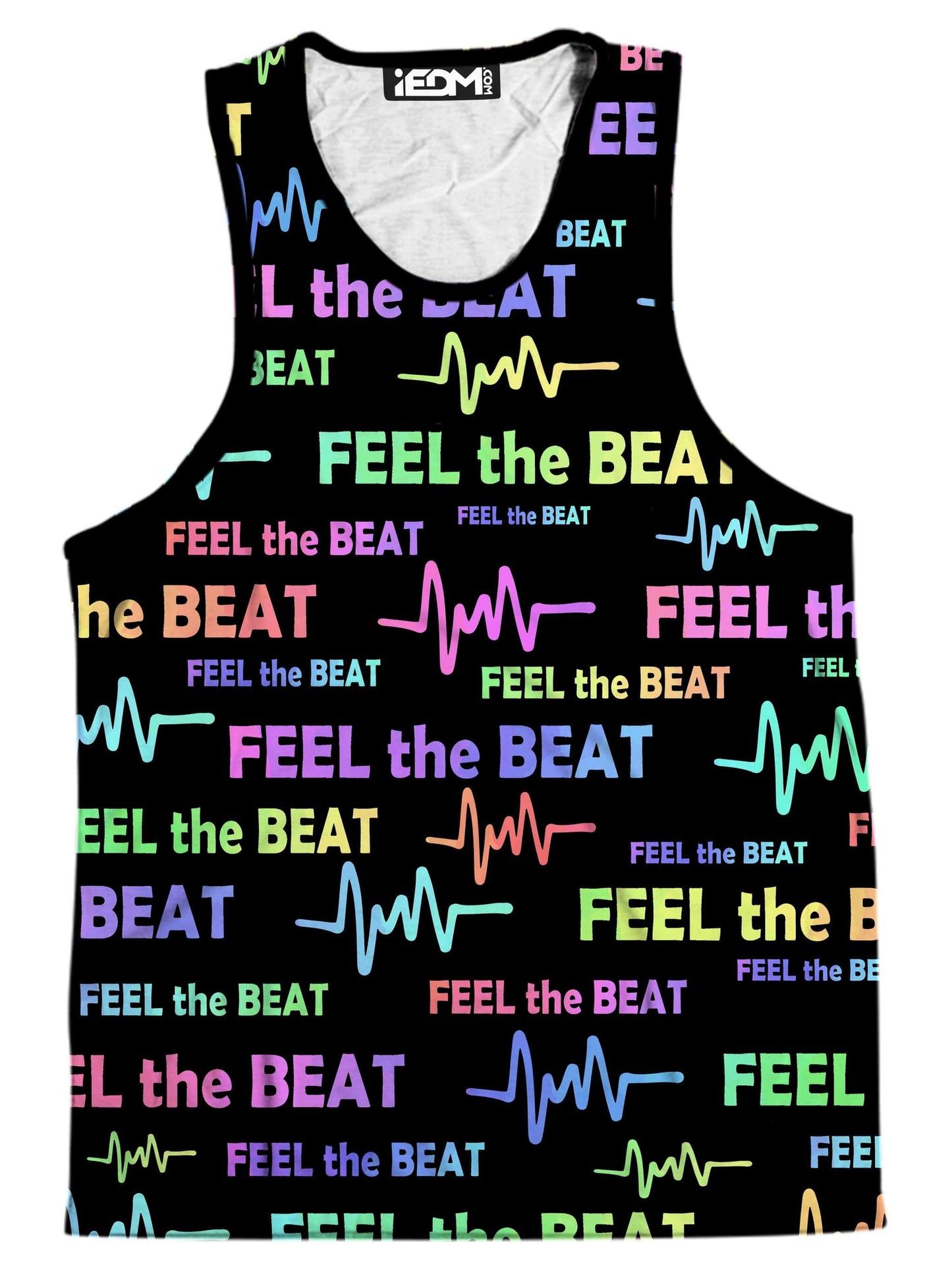 Feel the Beat Men's Tank, Sartoris Art, | iEDM