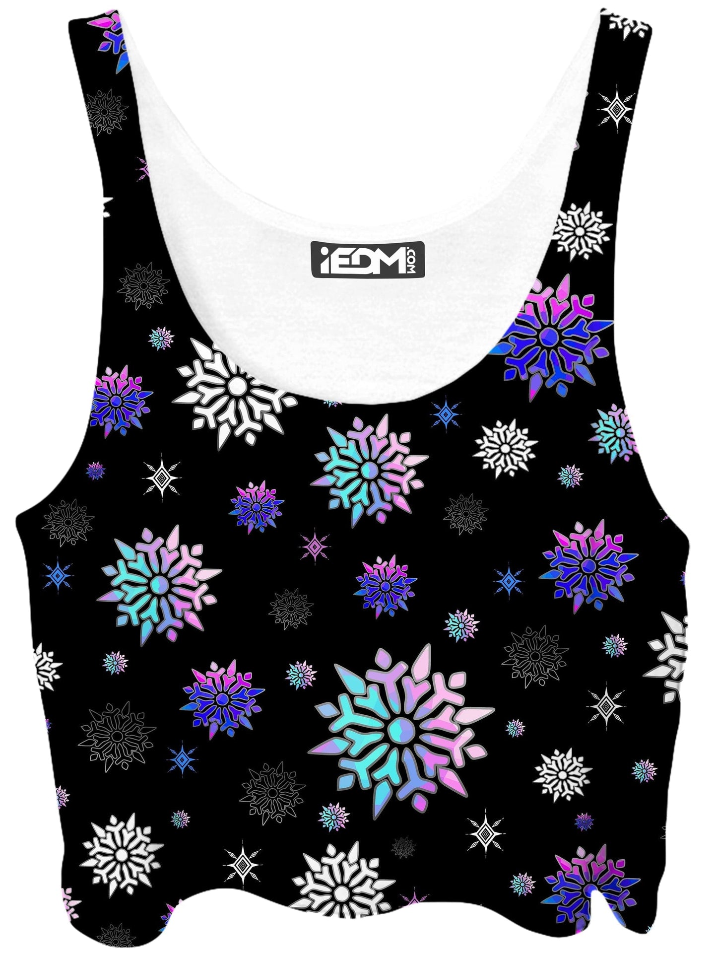 Festive Night Sky Crop Top, Sartoris Art, | iEDM