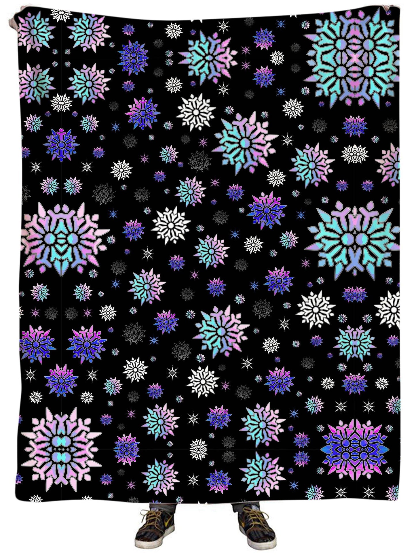 Festive Night Sky Plush Blanket, Sartoris Art, | iEDM