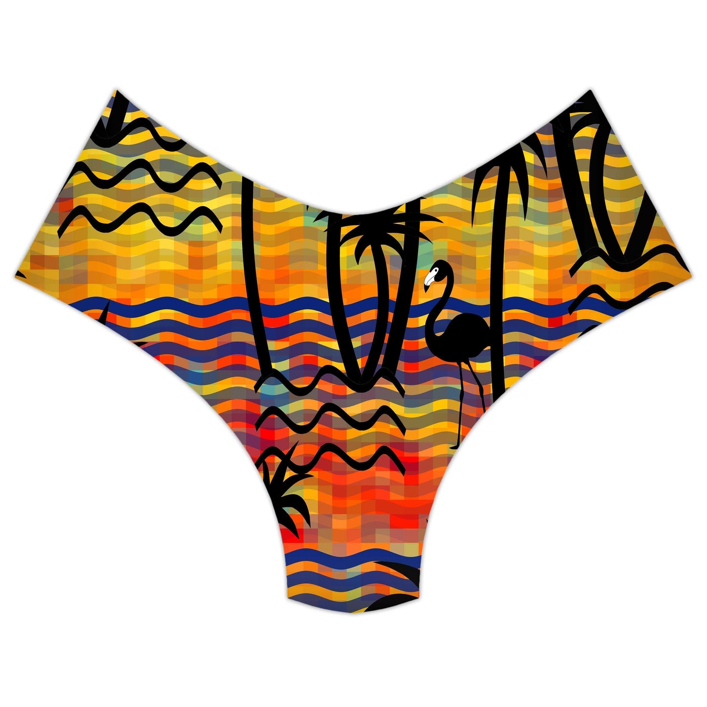 Flamingo Island Booty Shorts, Sartoris Art, | iEDM