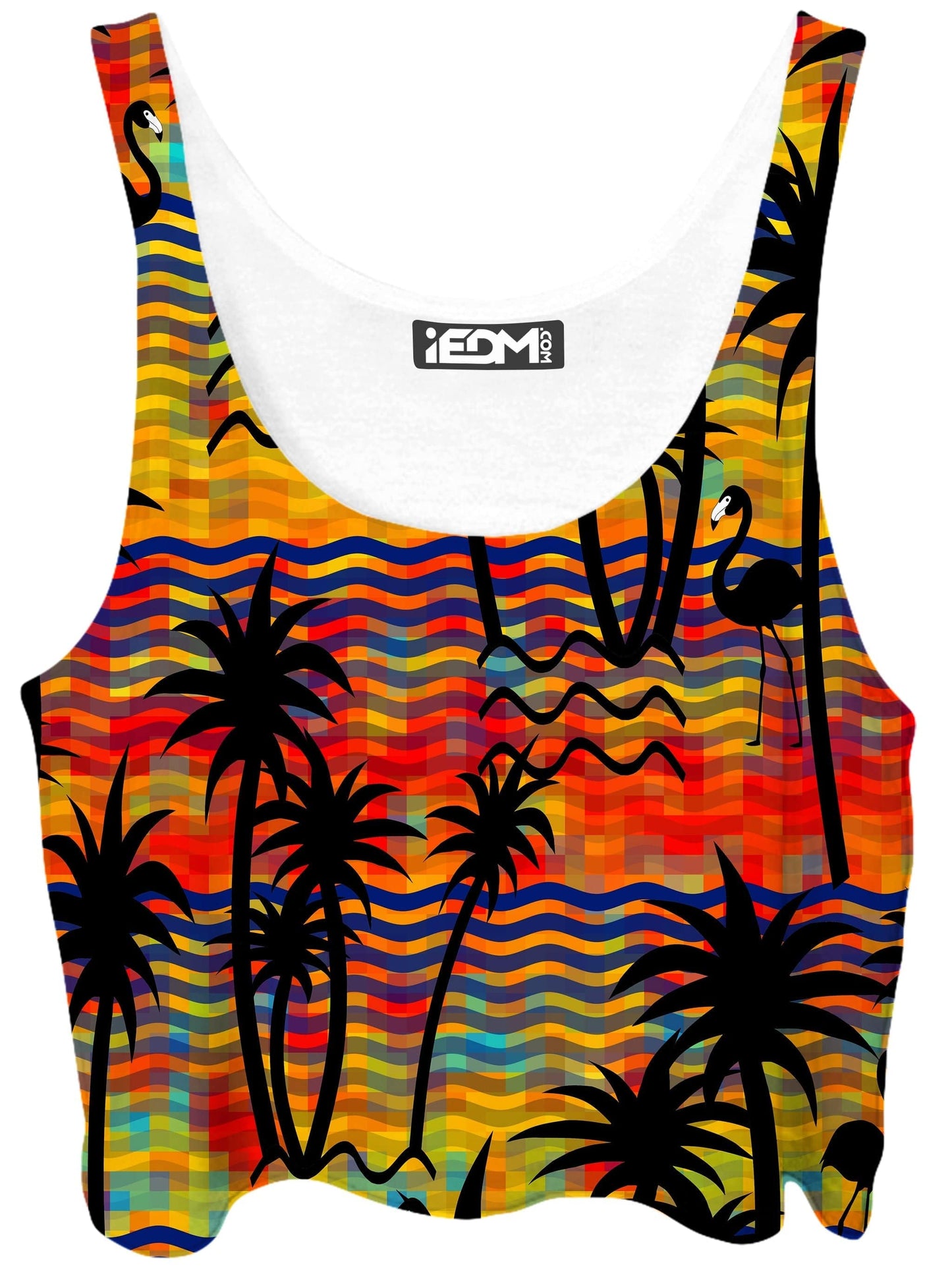 Flamingo Island Crop Top, Sartoris Art, | iEDM