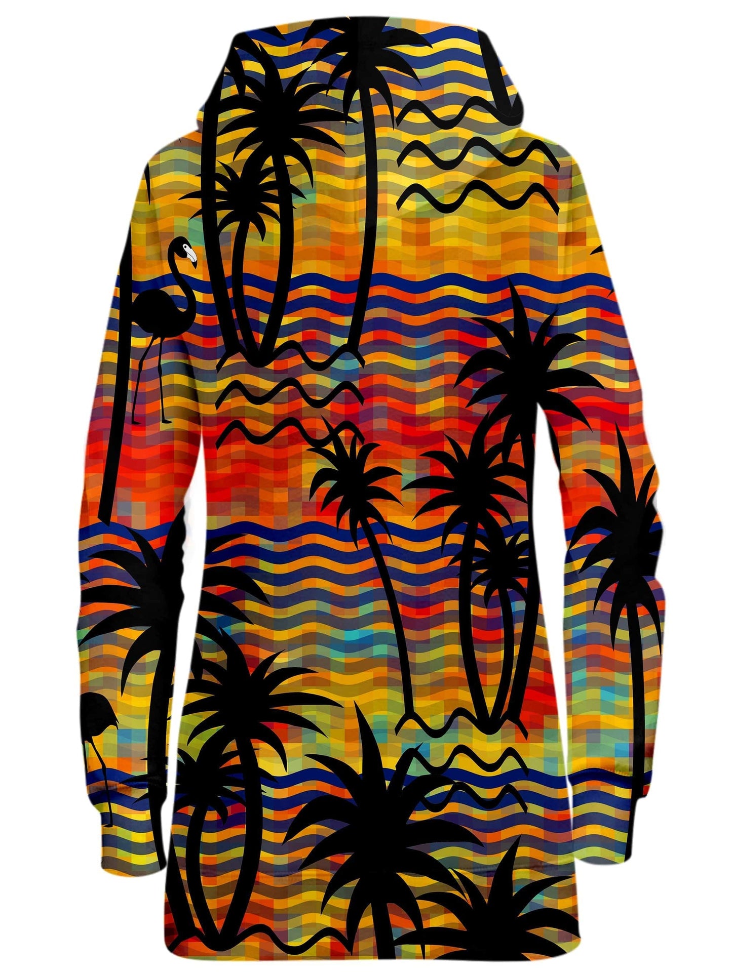 Flamingo Island Hoodie Dress, Sartoris Art, | iEDM