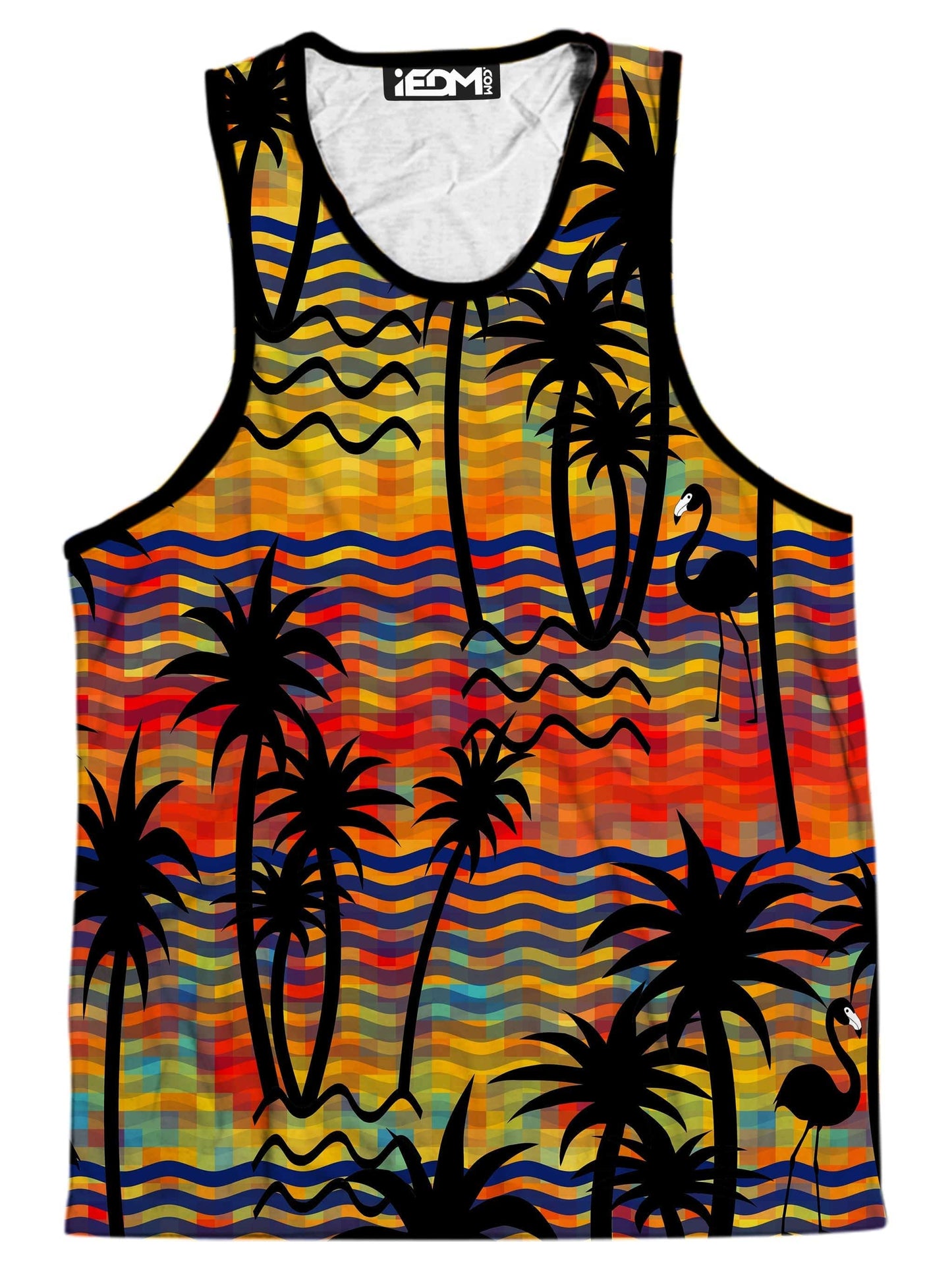 Flamingo Island Men's Tank, Sartoris Art, | iEDM