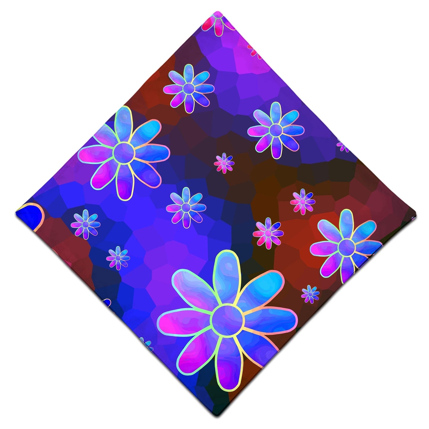 Floral Fantasy Abstract Bandana, Sartoris Art, | iEDM