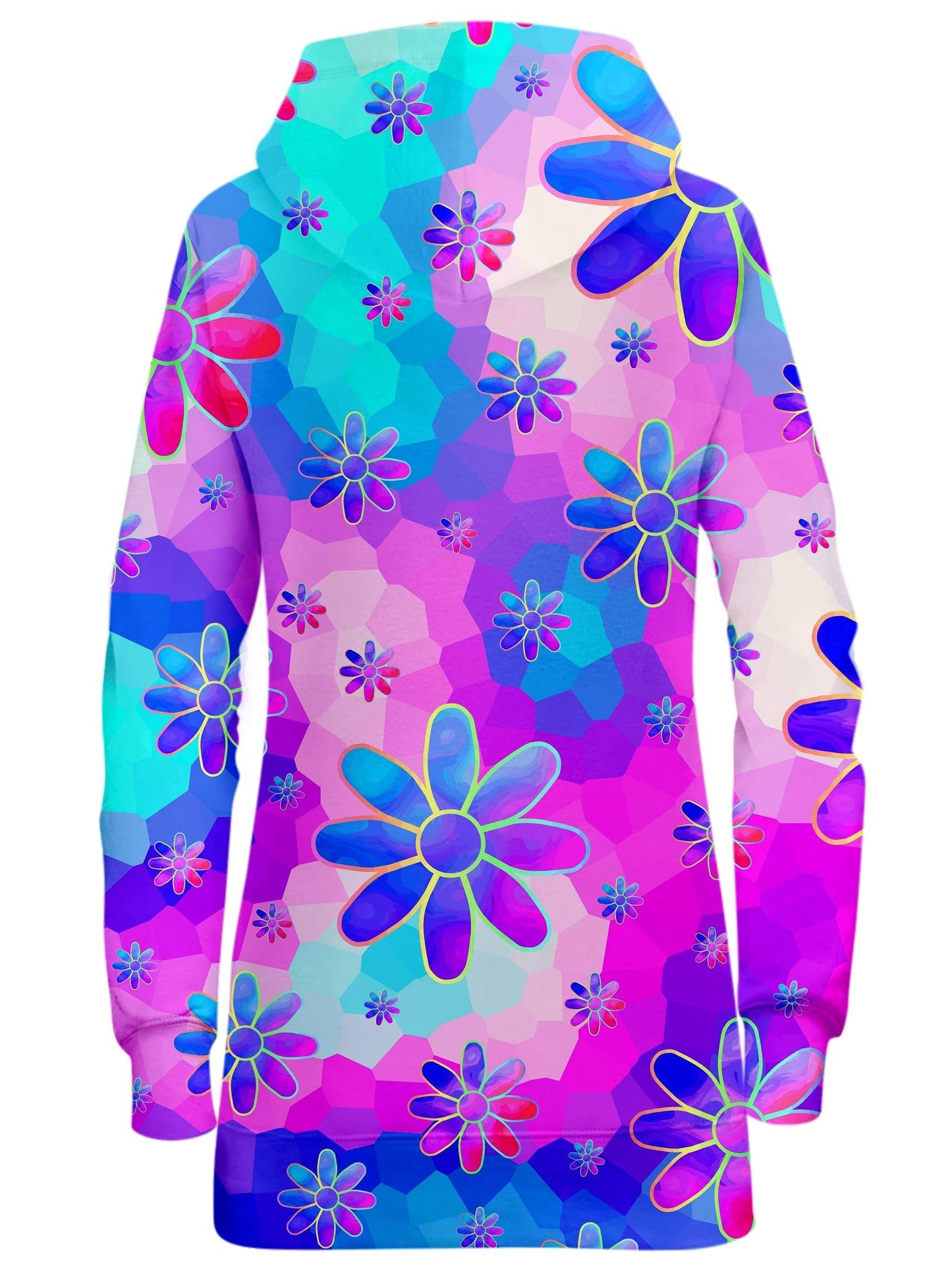 Flower Power Journey Hoodie Dress, Sartoris Art, | iEDM