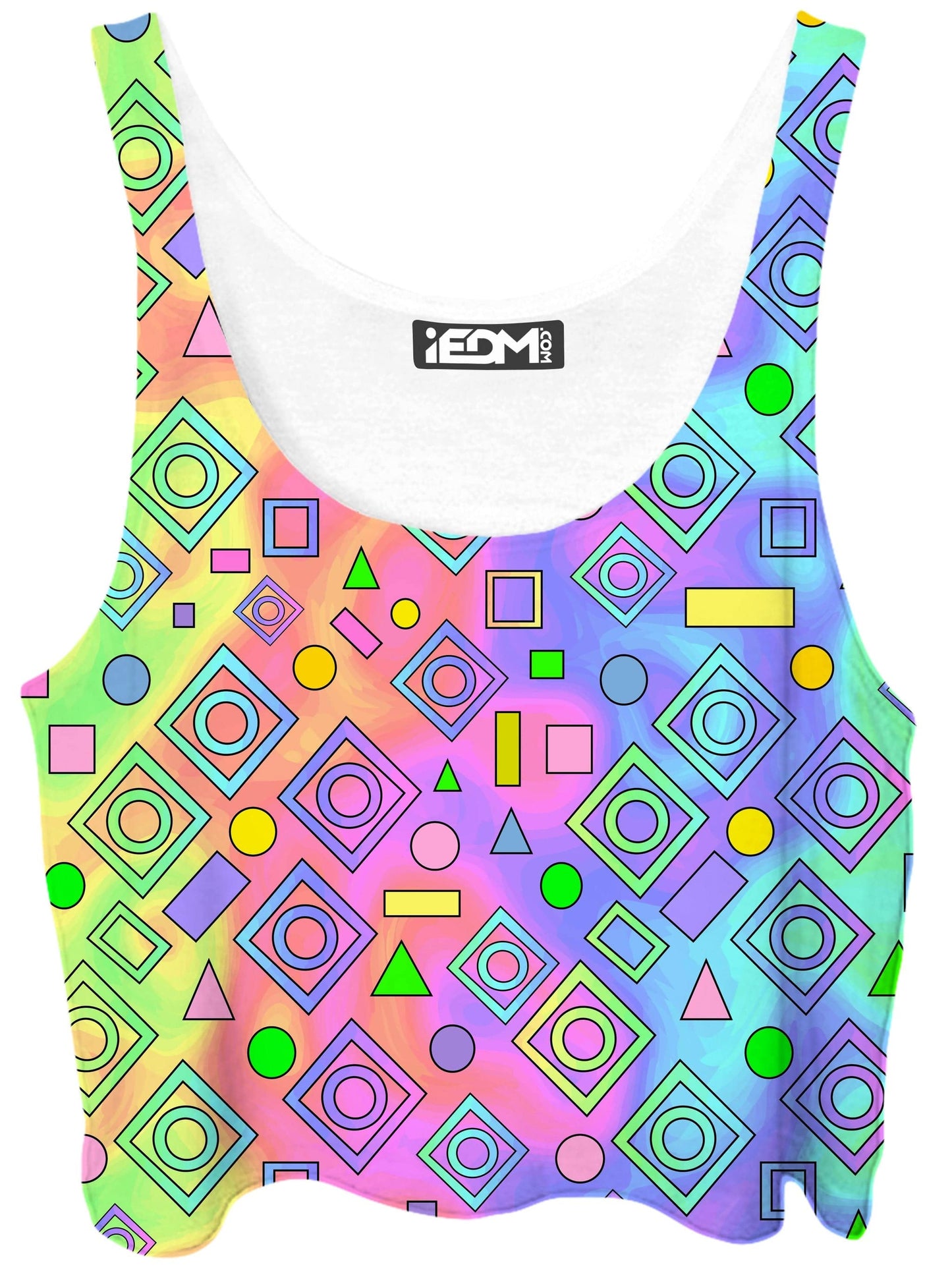 Free Spirit Geometric Crop Top, Sartoris Art, | iEDM