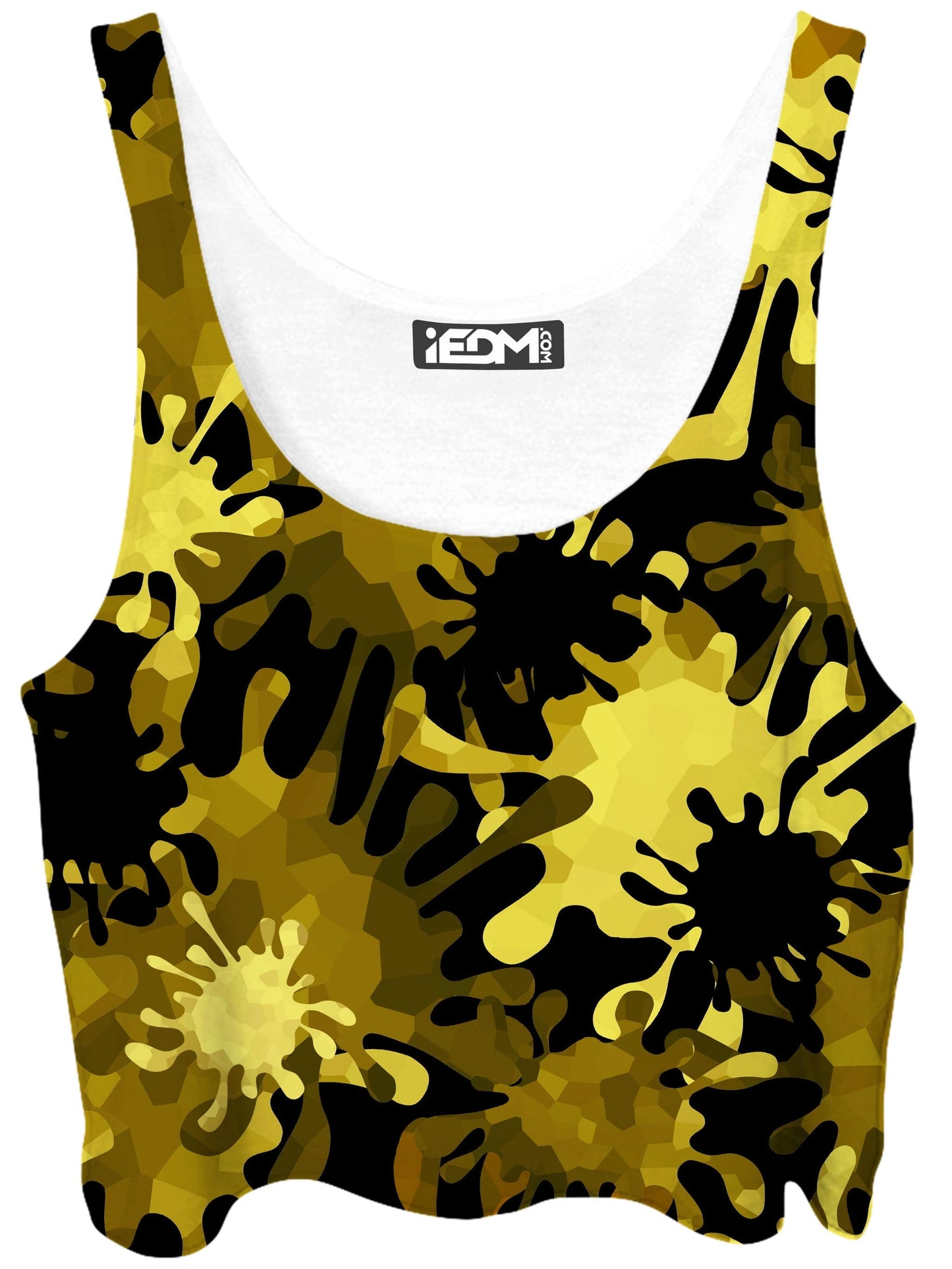 Gold Splatter Crop Top, Sartoris Art, | iEDM