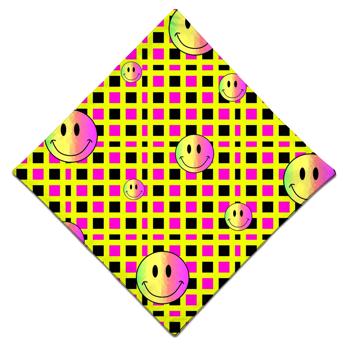 Happy Plaid Bandana, Sartoris Art, | iEDM