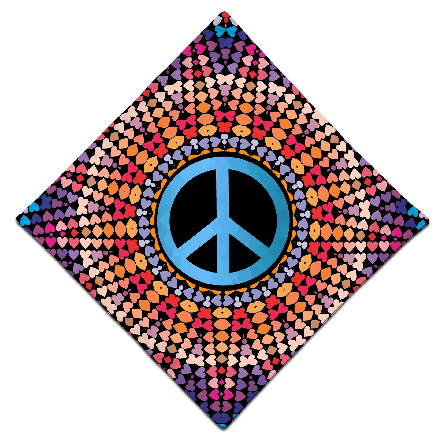 Love And Peace Bandana, Sartoris Art, | iEDM