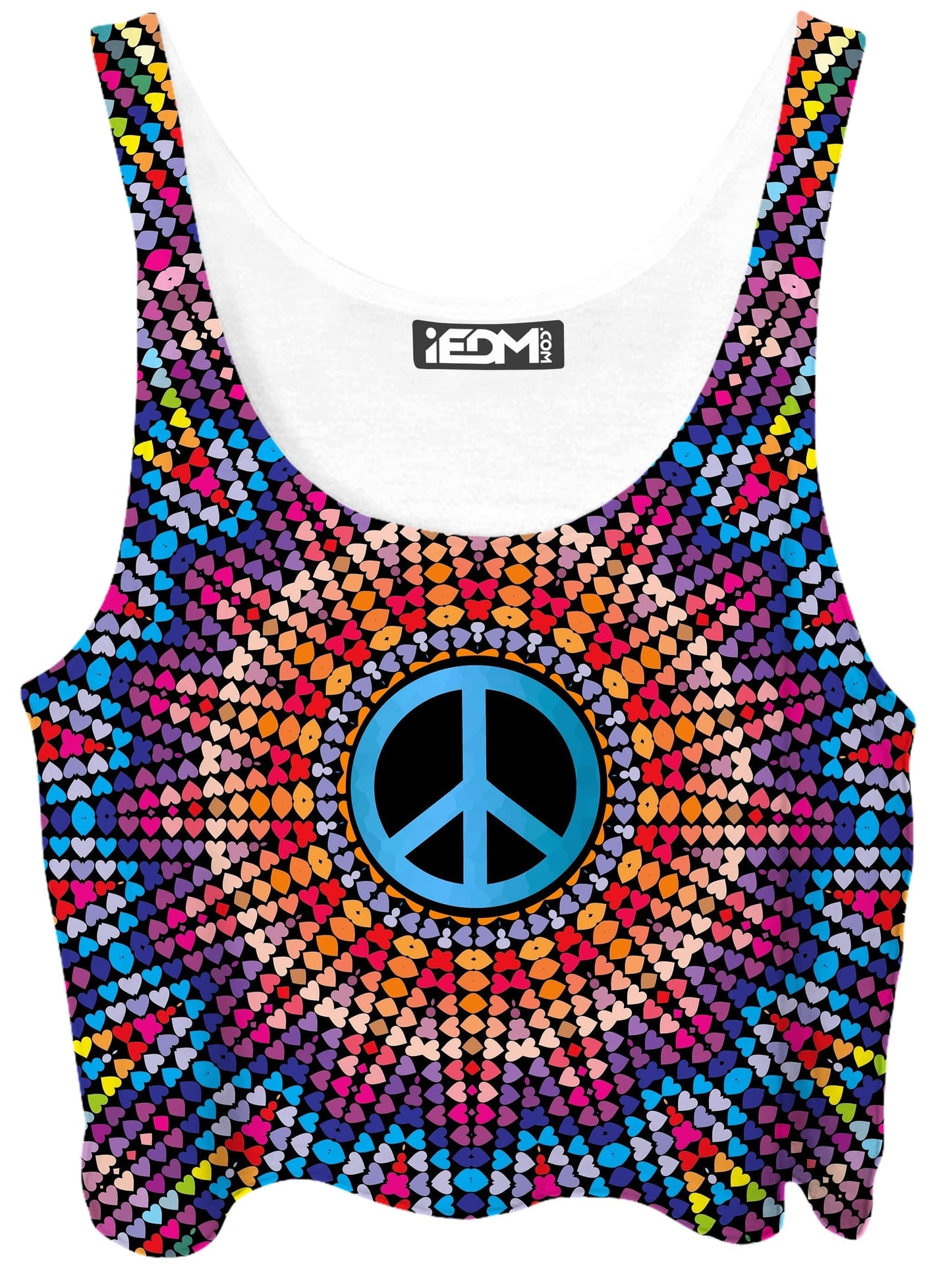 Love And Peace Crop Top, Sartoris Art, | iEDM