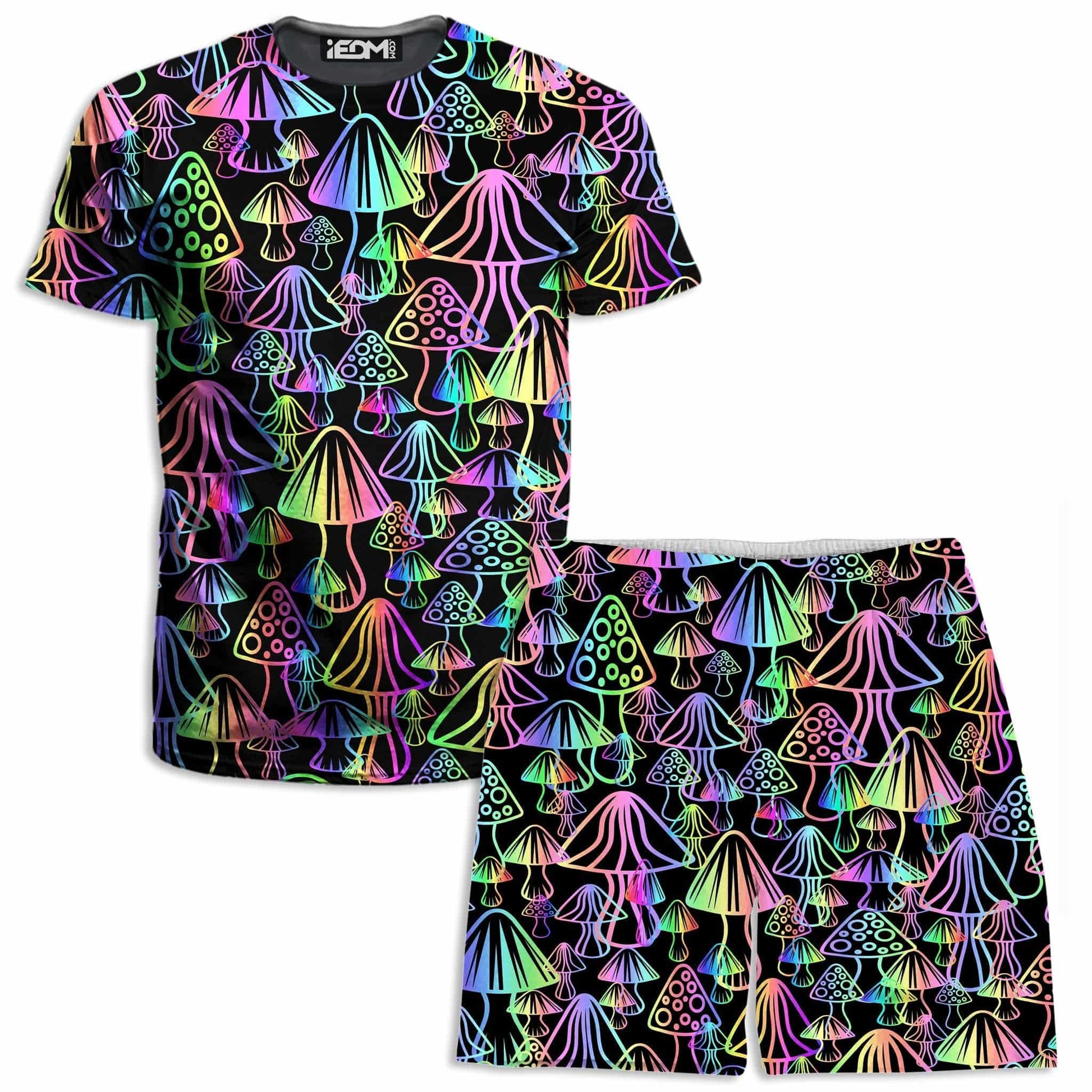 Magic Mushrooms T-Shirt and Shorts Combo, Sartoris Art, | iEDM