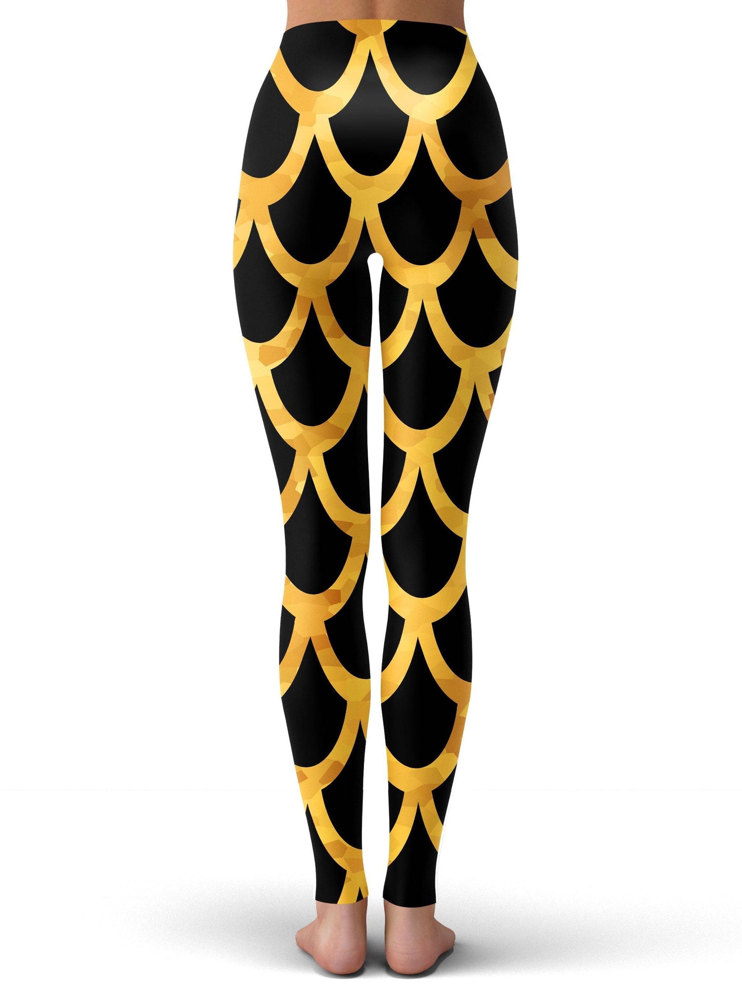 Mermaid Scales Gold Leggings, Sartoris Art, | iEDM