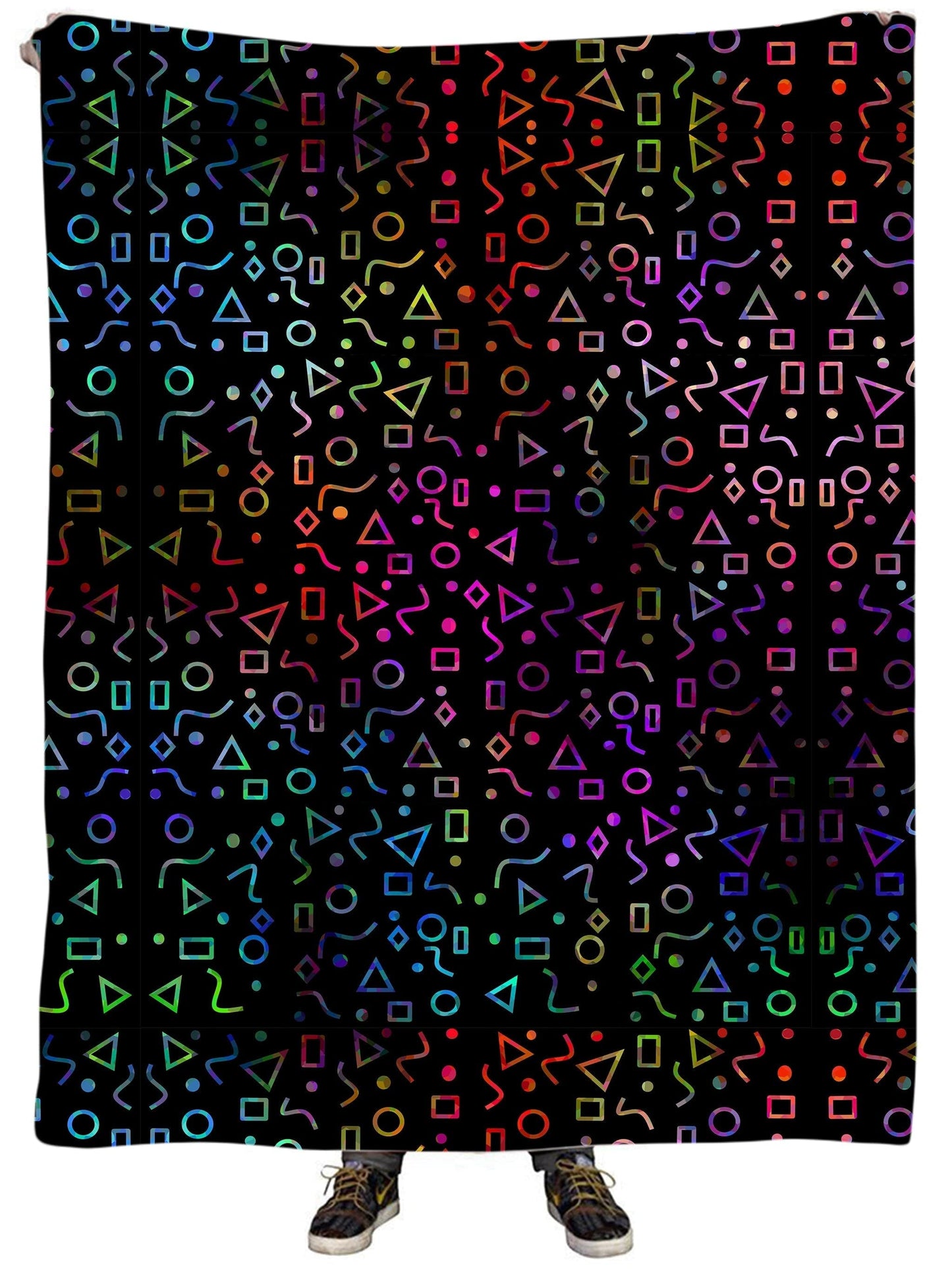 Modern Shapes Plush Blanket, Sartoris Art, | iEDM