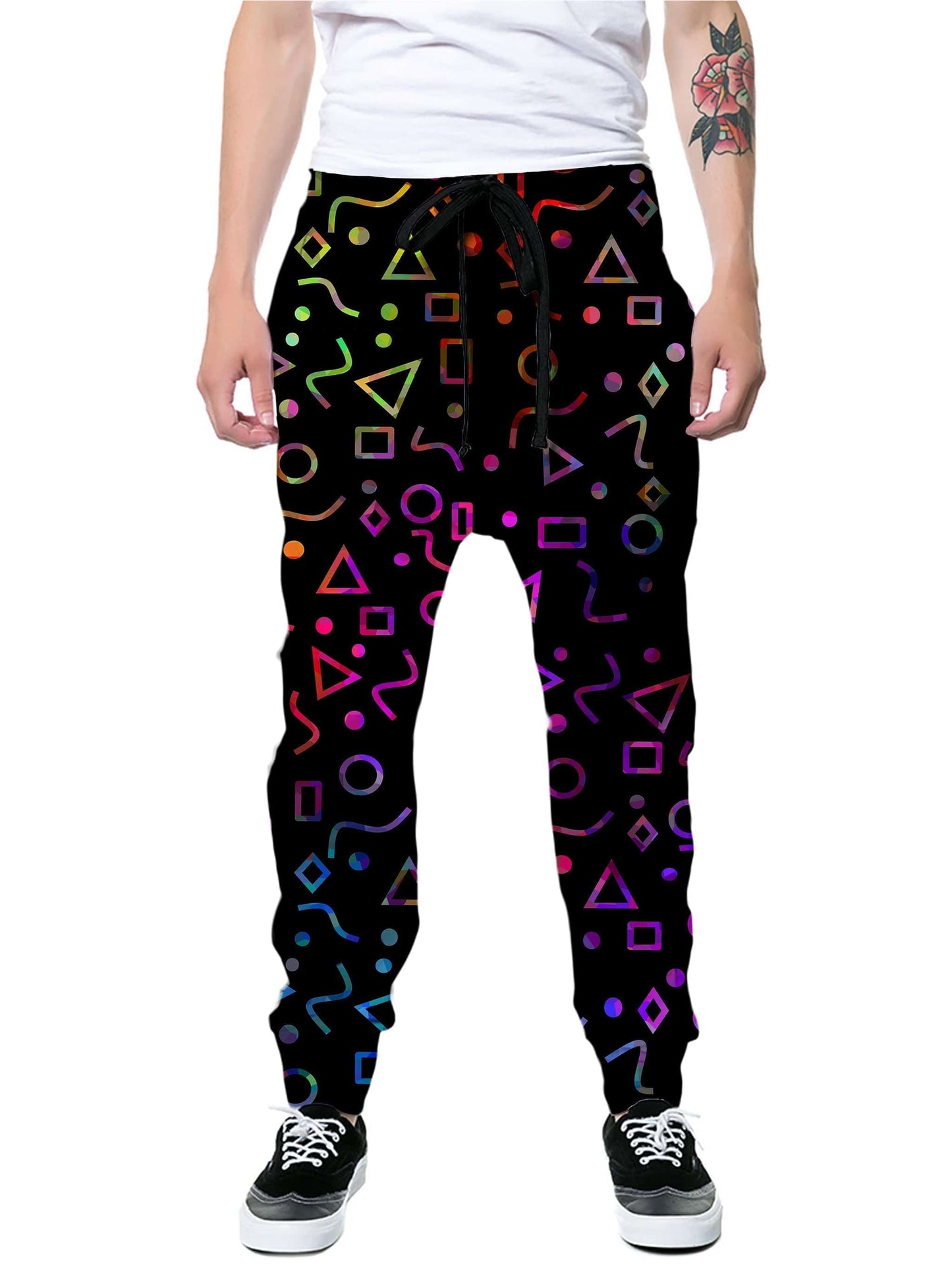 Modern Shapes Zip-Up Hoodie and Joggers Combo, Sartoris Art, | iEDM