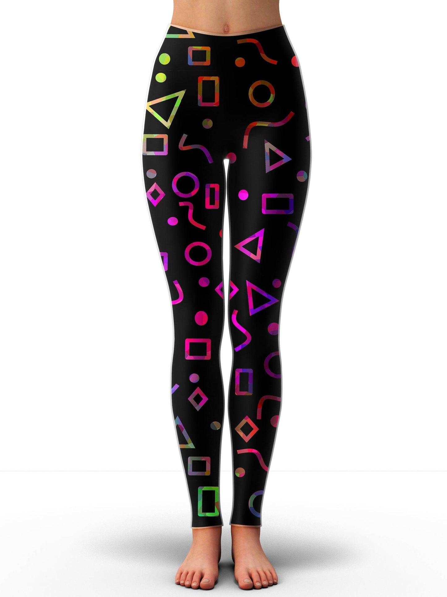 Modern Shapes Zip-Up Hoodie and Leggings Combo, Sartoris Art, | iEDM