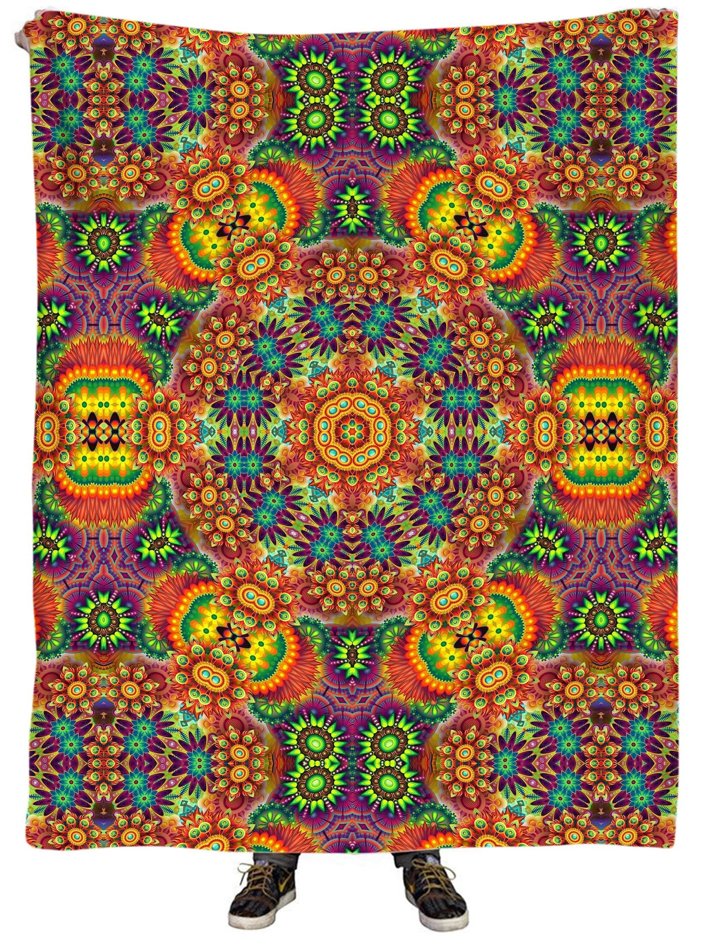 Ornate Color Journey Plush Blanket, Sartoris Art, | iEDM