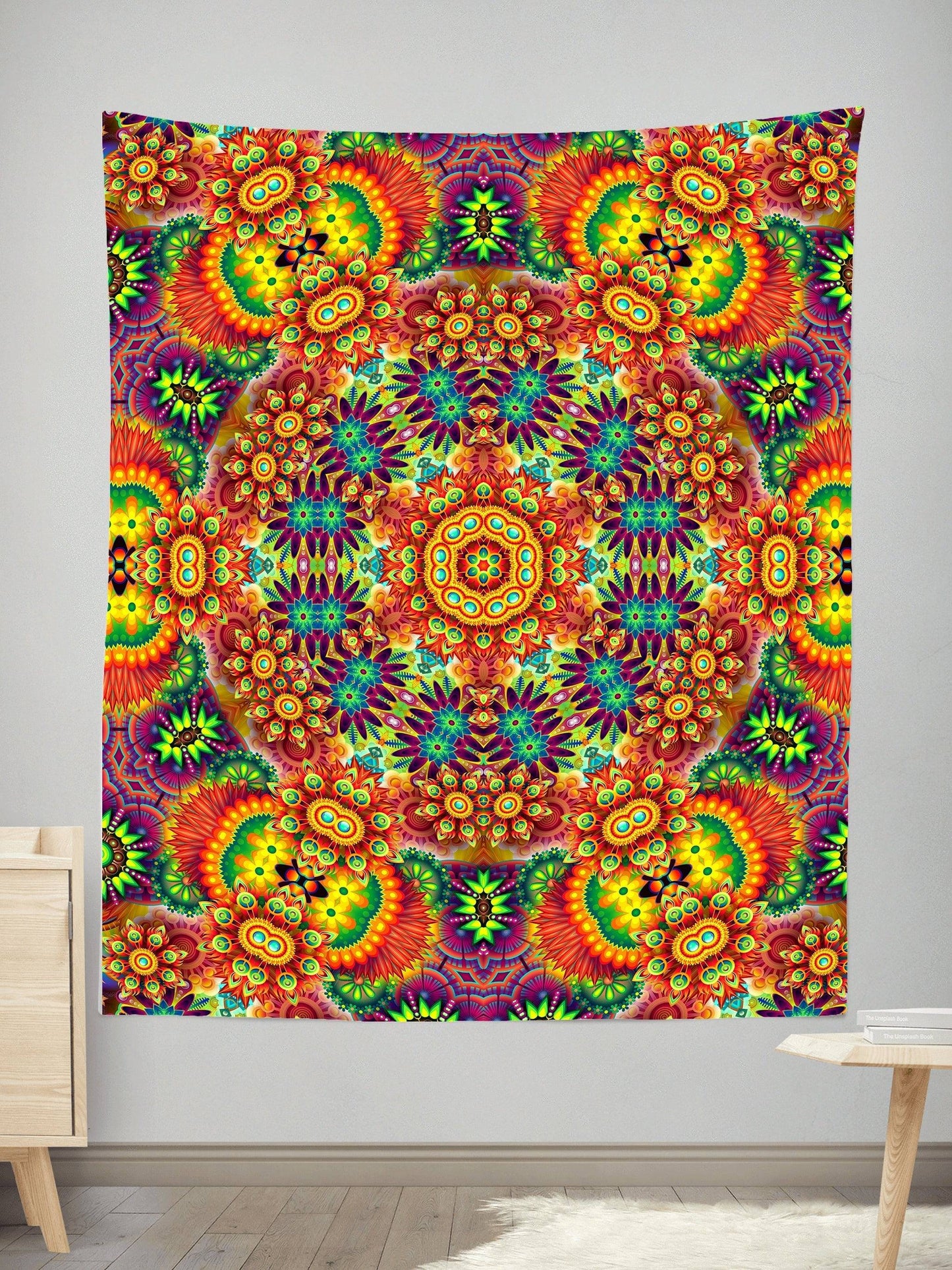Ornate Color Journey Tapestry, Sartoris Art, | iEDM