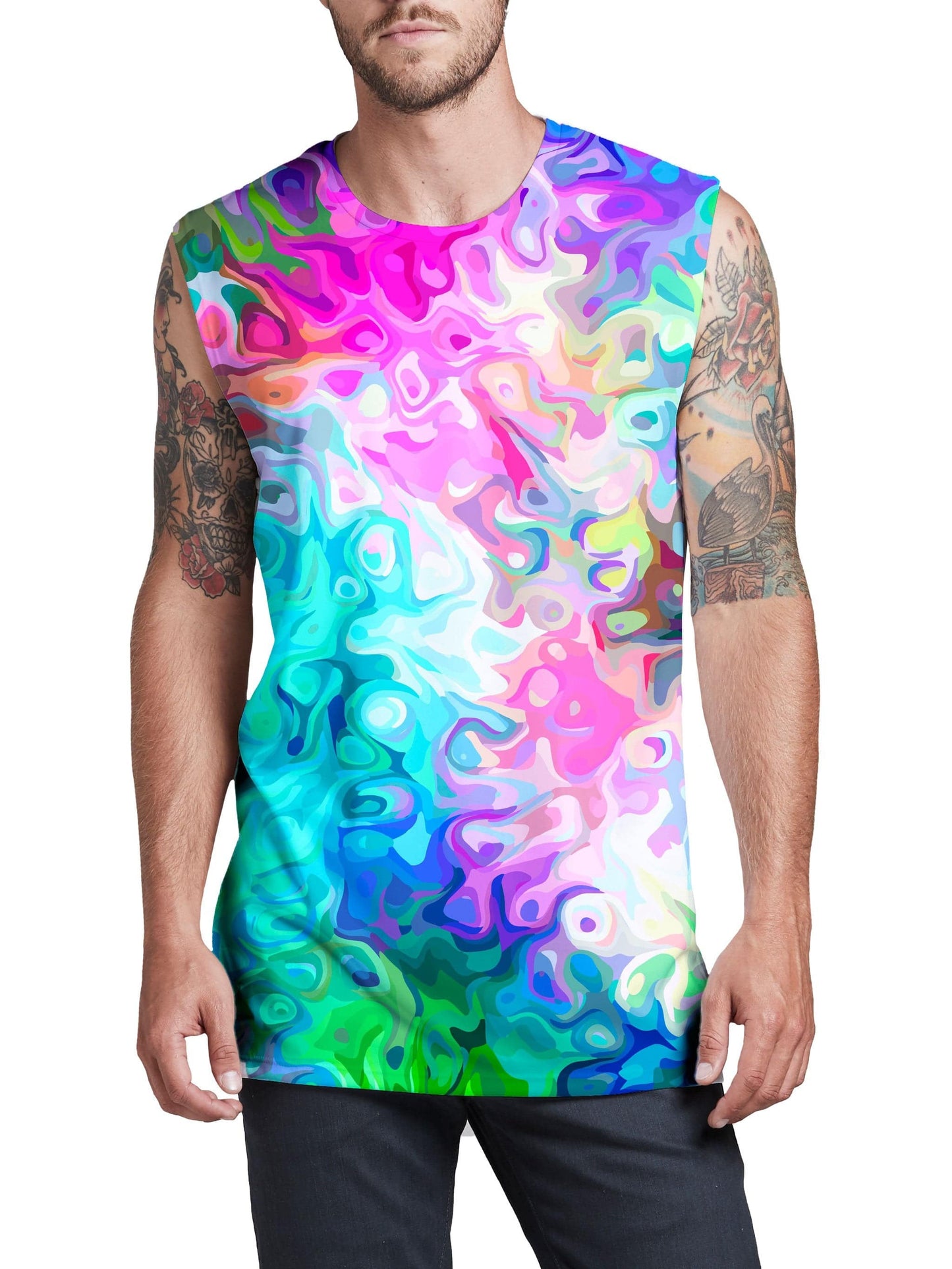 Pastel Confusion Men's Muscle Tank, Sartoris Art, | iEDM