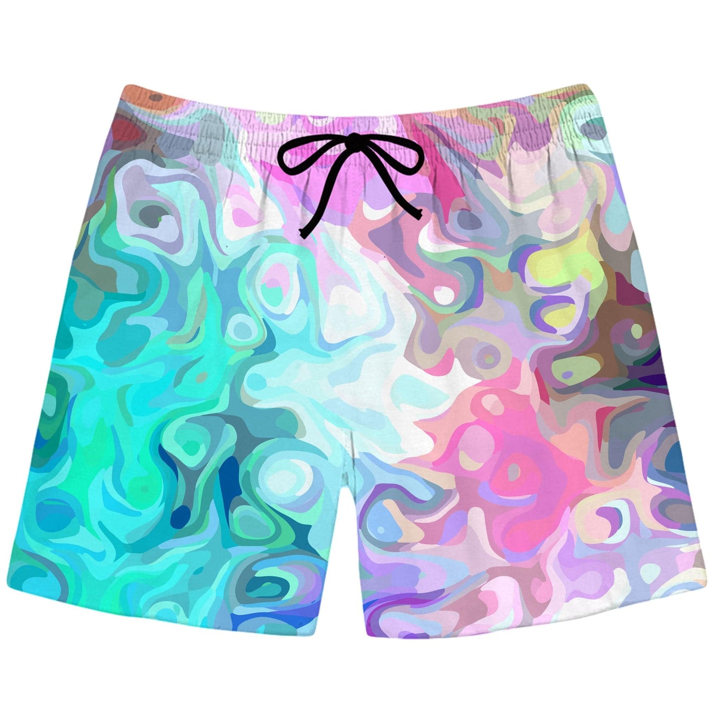 Pastel Confusion Swim Trunks, Sartoris Art, | iEDM