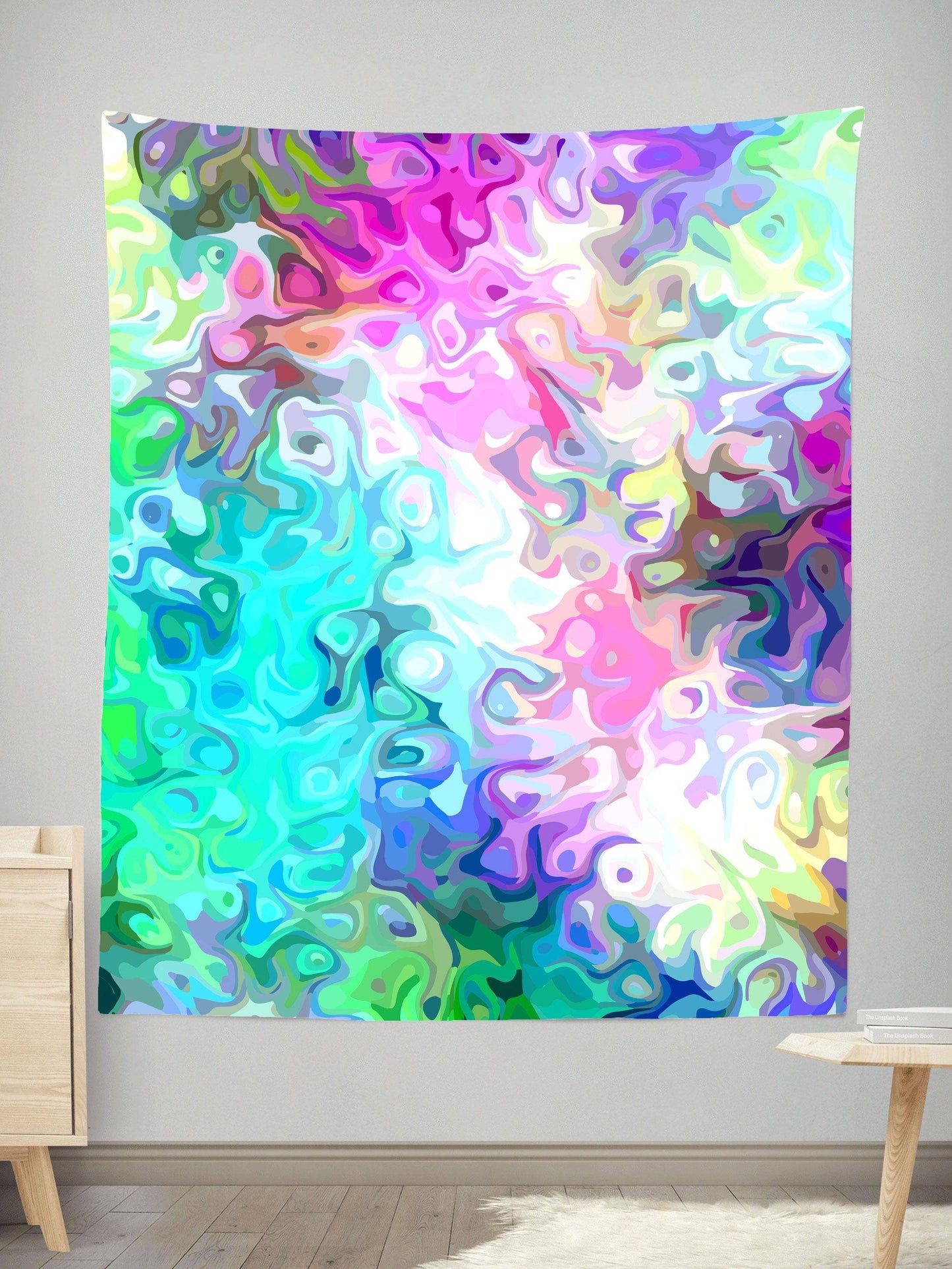 Pastel Confusion Tapestry, Sartoris Art, | iEDM