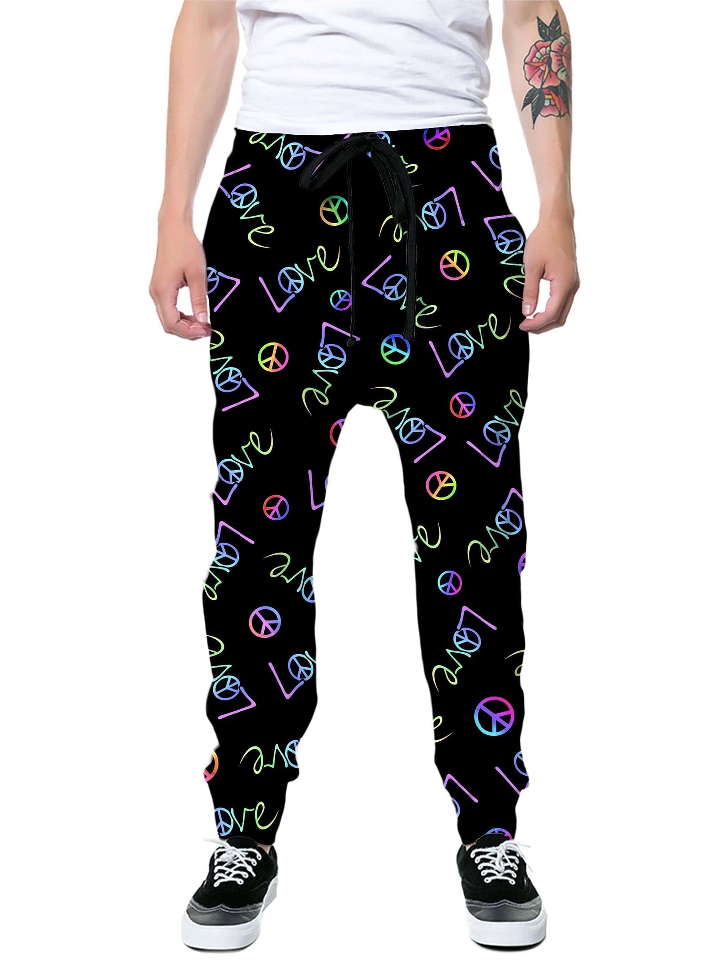 Peace and Love Hoodie and Joggers Combo, Sartoris Art, | iEDM