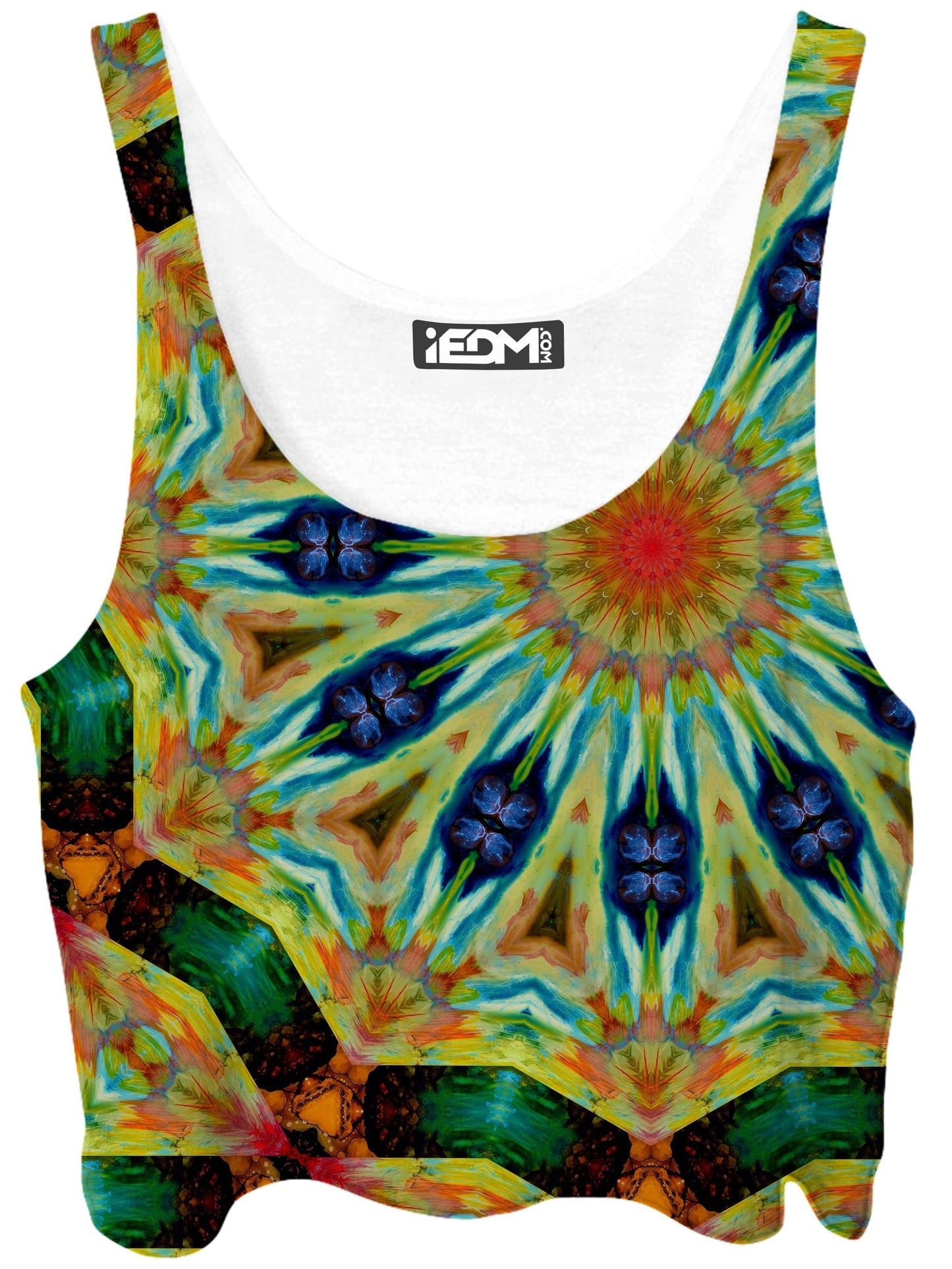 Peacock Spin Crop Top, Sartoris Art, | iEDM