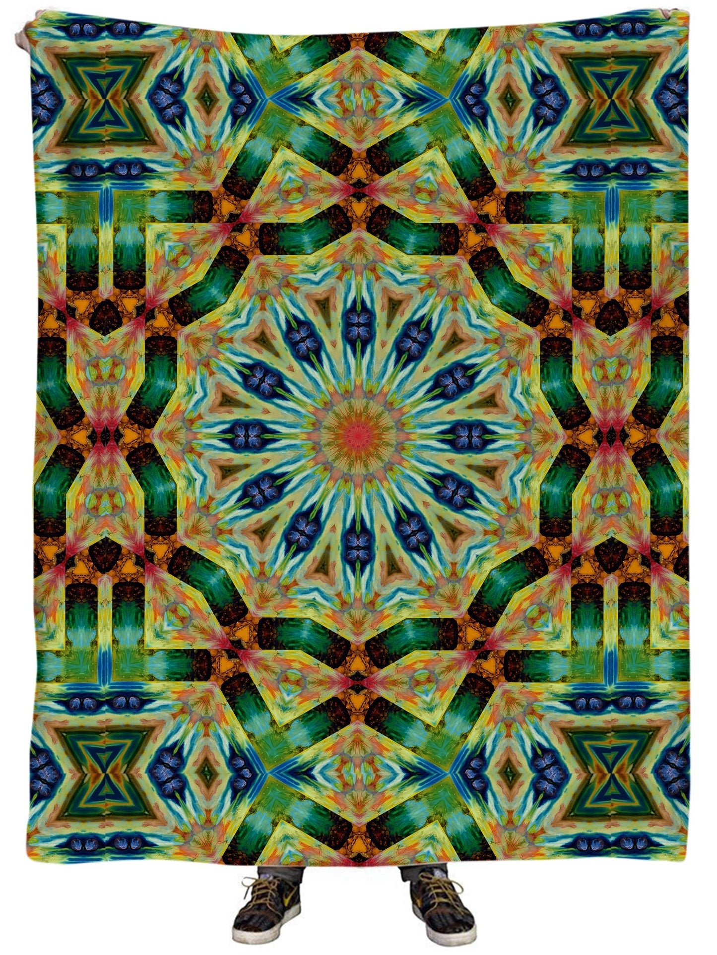 Peacock Spin Plush Blanket, Sartoris Art, | iEDM